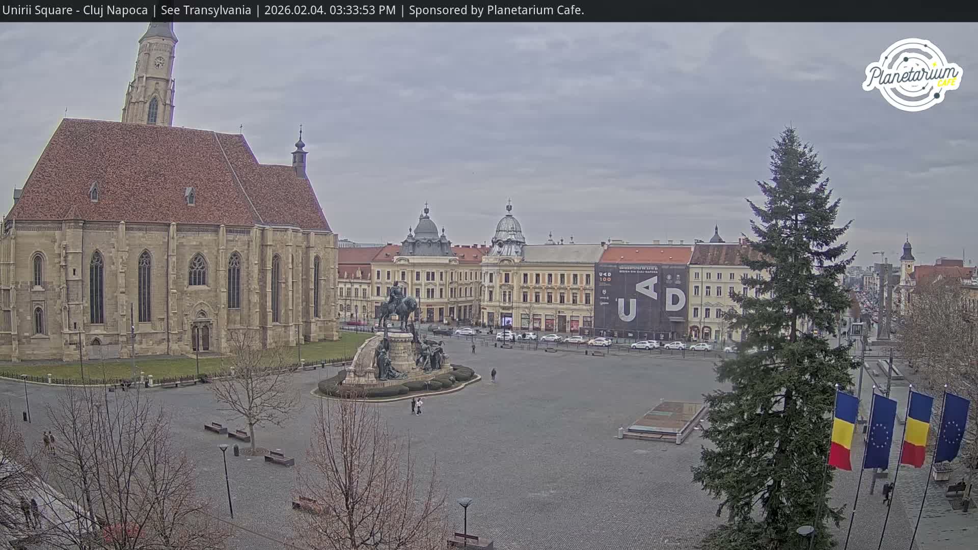 Cluj Napoca, Piata Unirii  Union Square Live Cam - Centru, Cluj-Napoca, Cluj, Romania