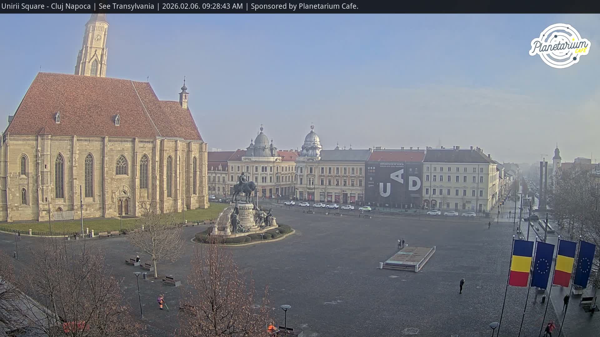 Cluj Napoca, Piata Unirii  Union Square Live Cam - Centru, Cluj-Napoca, Cluj, Romania