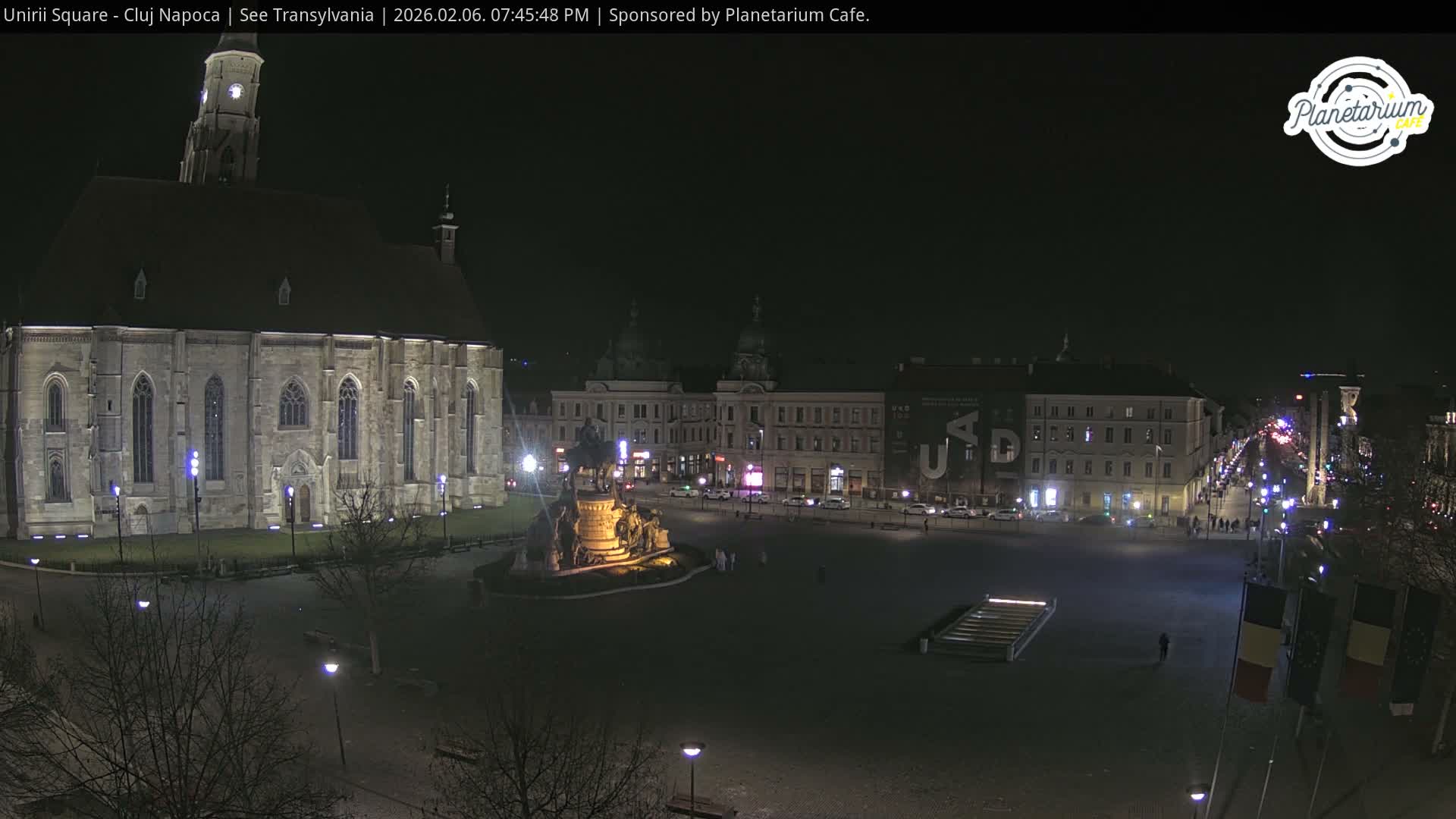 Cluj Napoca, Piata Unirii  Union Square Live Cam - Centru, Cluj-Napoca, Cluj, Romania