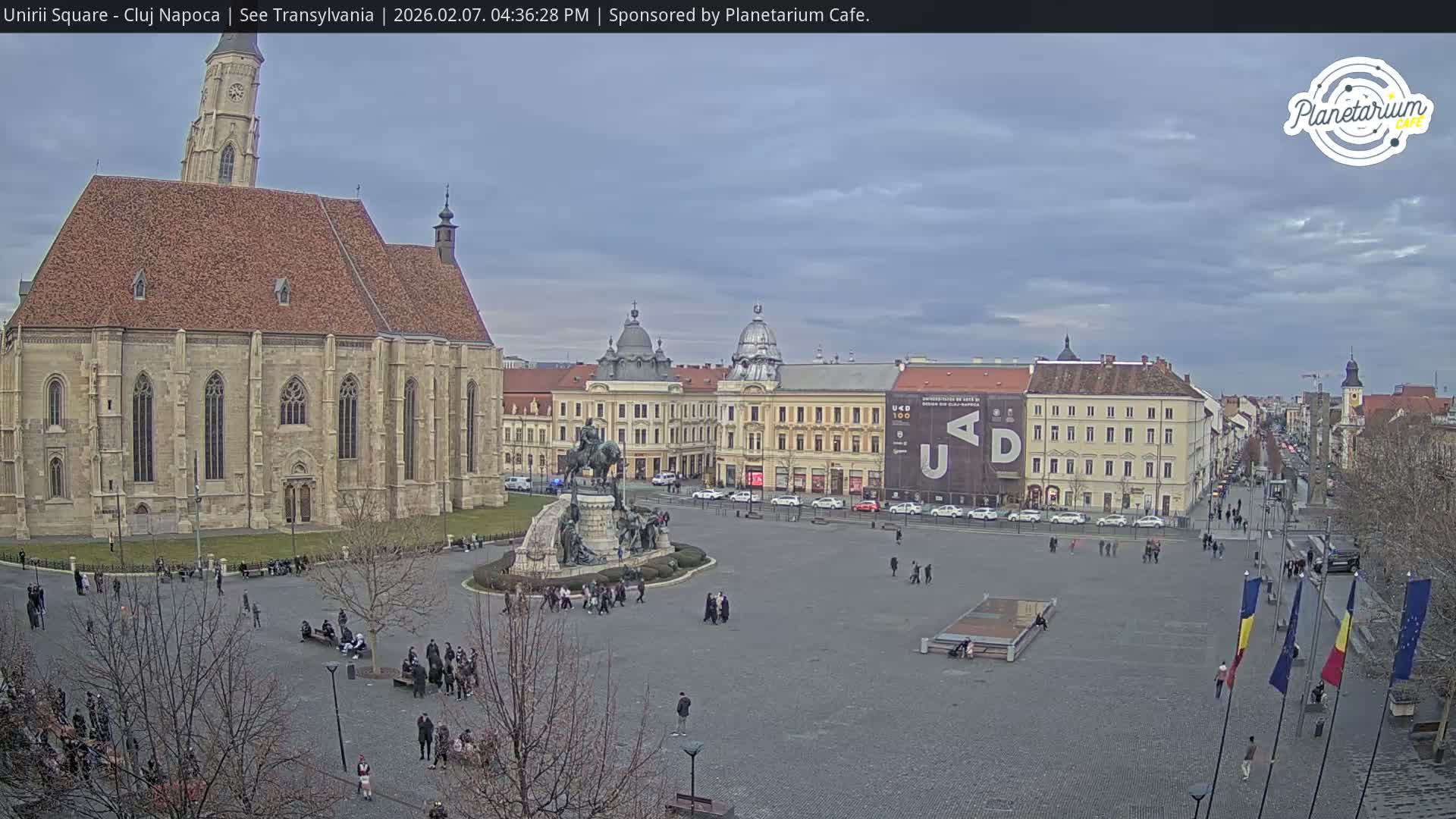 Cluj Napoca, Piata Unirii  Union Square Live Cam - Centru, Cluj-Napoca, Cluj, Romania