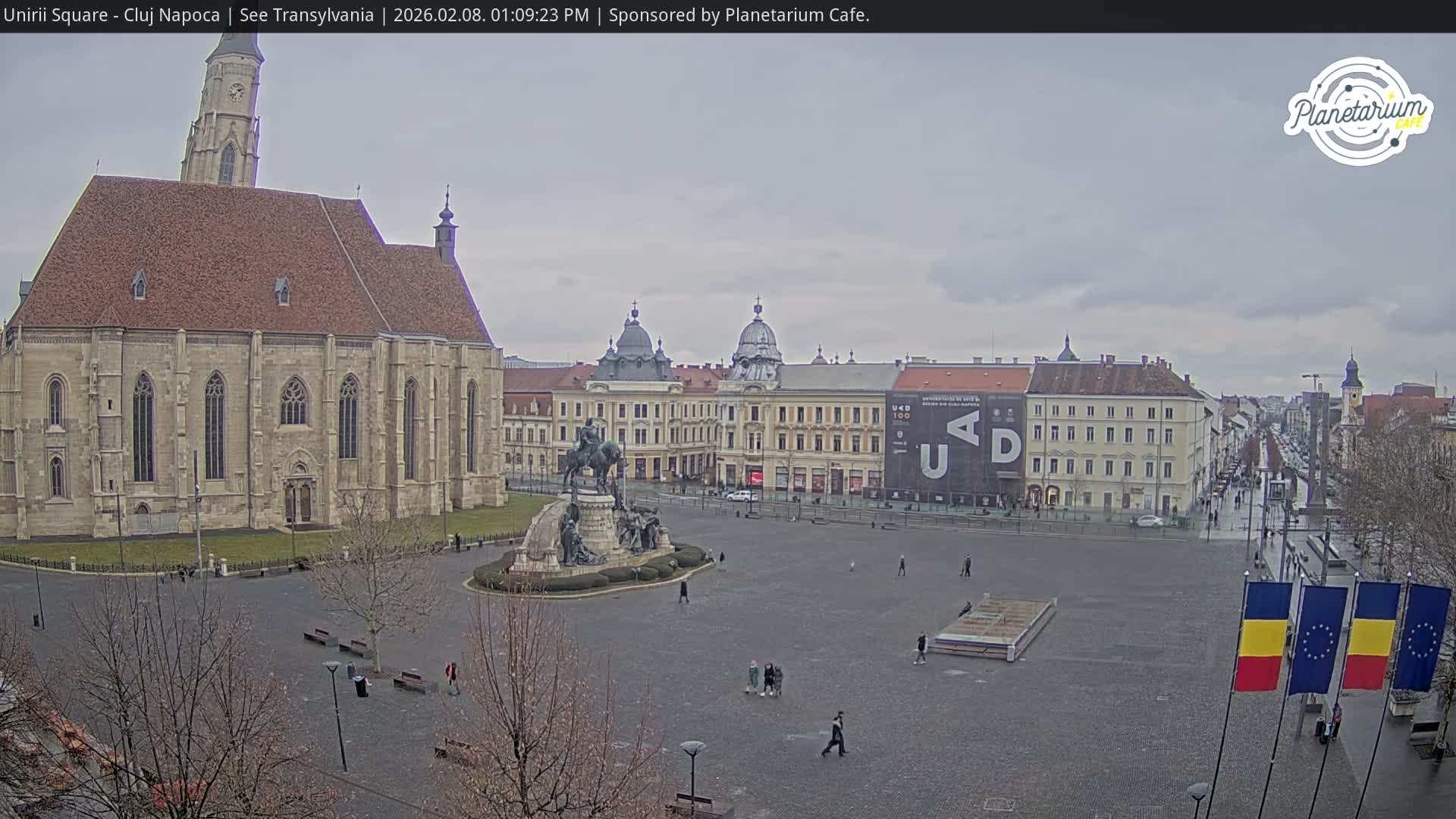 Cluj Napoca, Piata Unirii  Union Square Live Cam - Centru, Cluj-Napoca, Cluj, Romania