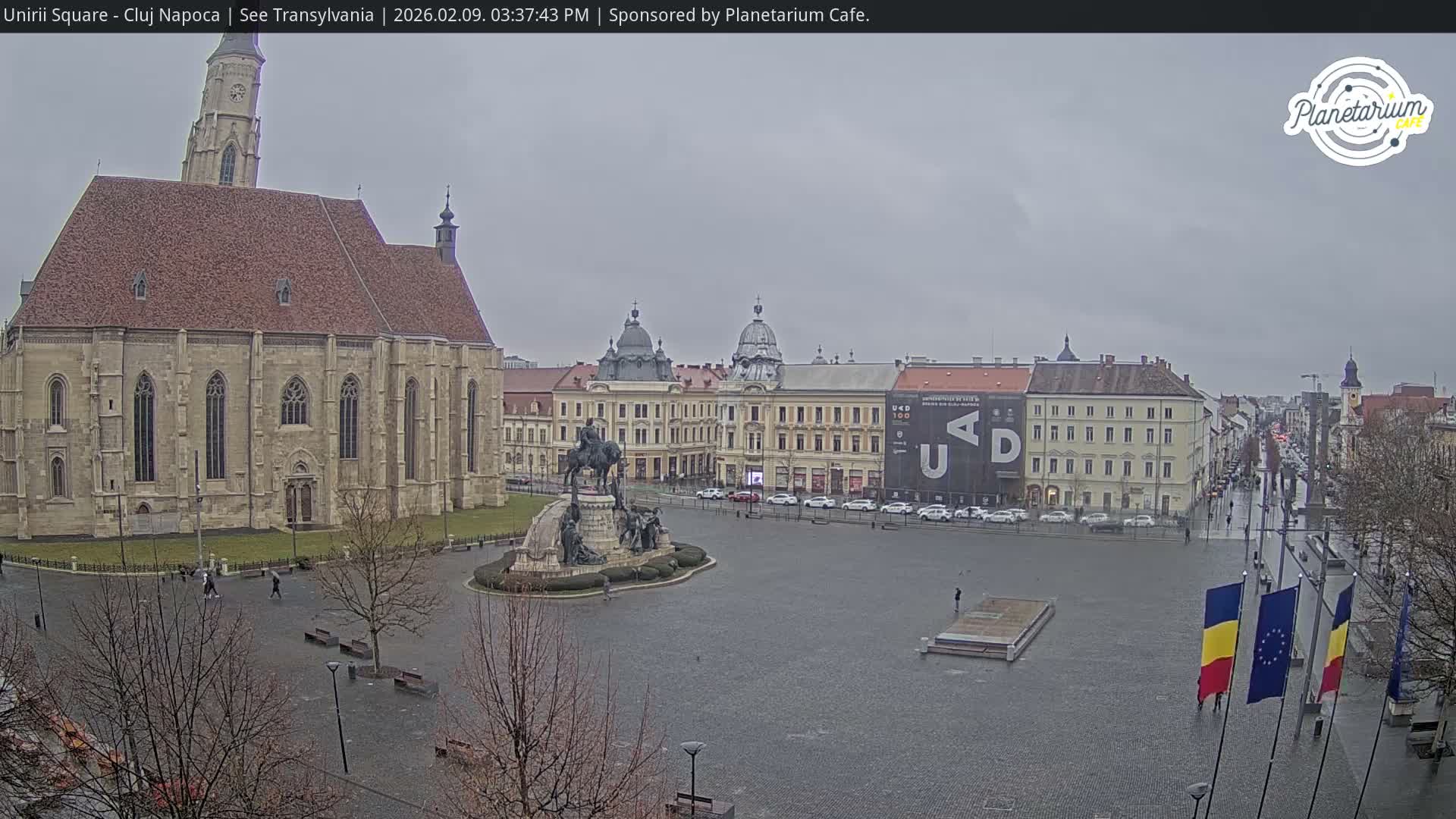 Cluj Napoca, Piata Unirii  Union Square Live Cam - Centru, Cluj-Napoca, Cluj, Romania