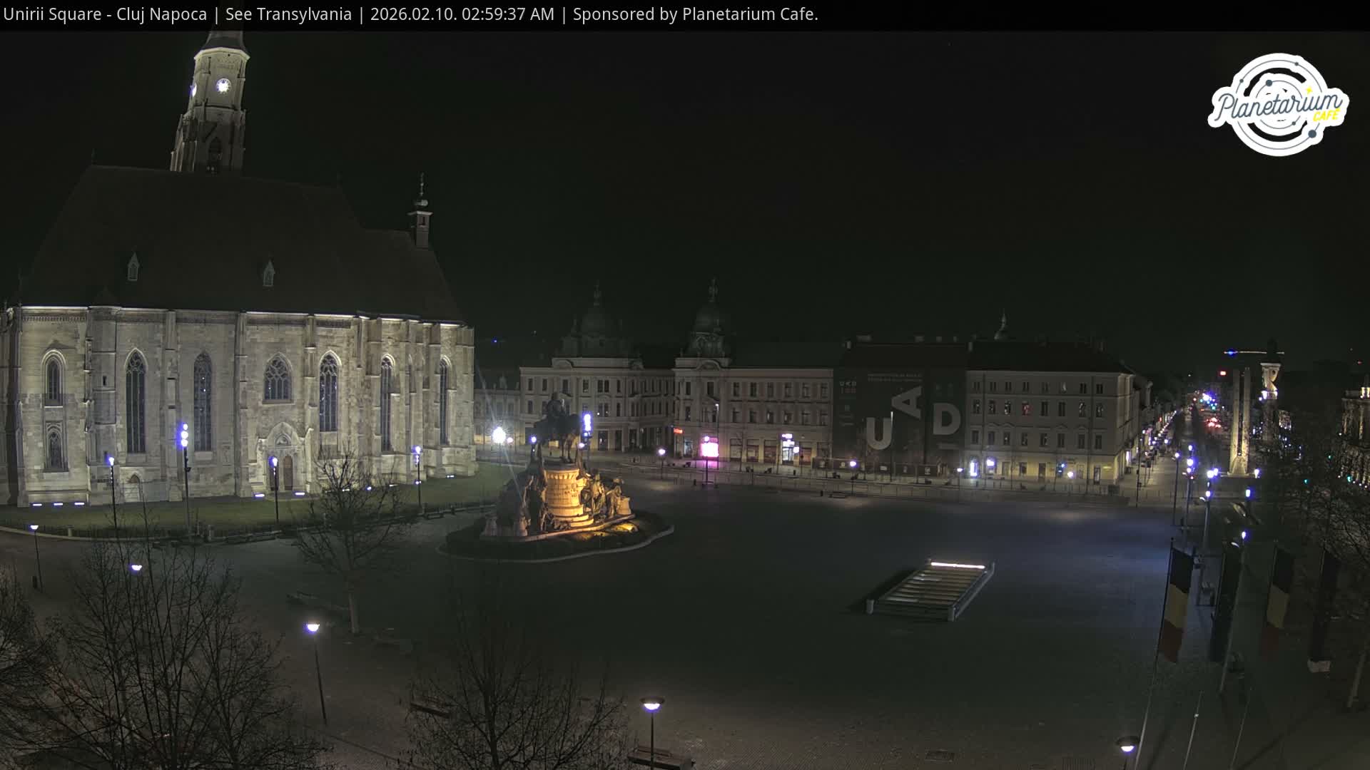Cluj Napoca, Piata Unirii  Union Square Live Cam - Centru, Cluj-Napoca, Cluj, Romania