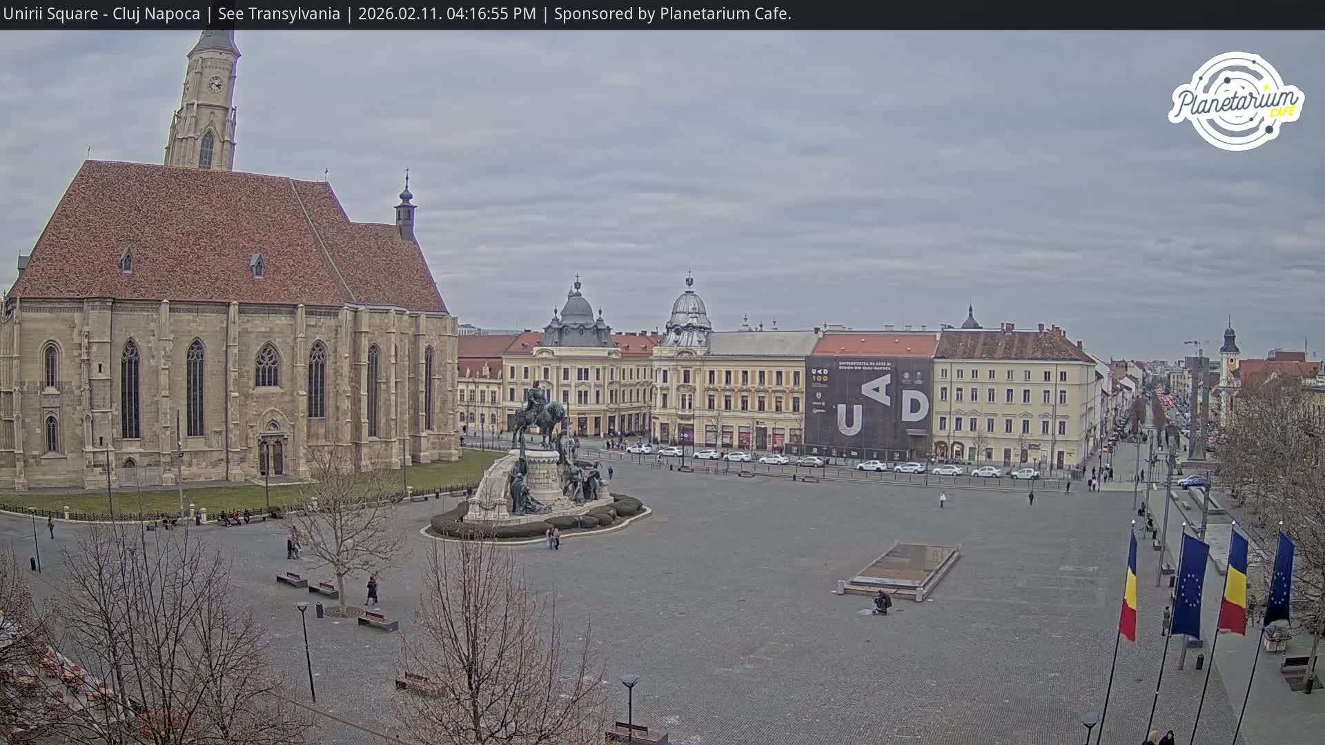 Cluj Napoca, Piata Unirii  Union Square Live Cam - Centru, Cluj-Napoca, Cluj, Romania