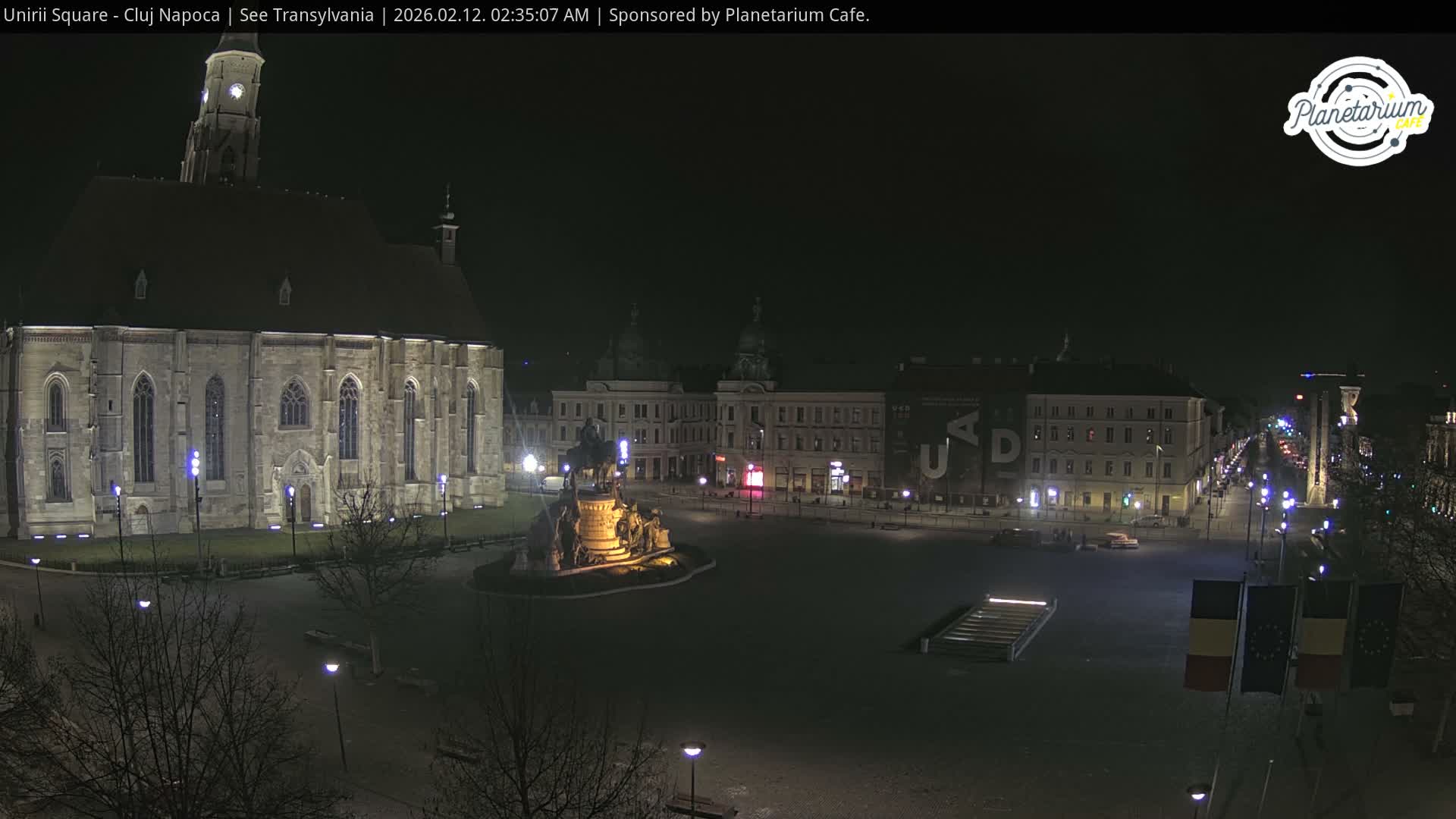 Cluj Napoca, Piata Unirii  Union Square Live Cam - Centru, Cluj-Napoca, Cluj, Romania