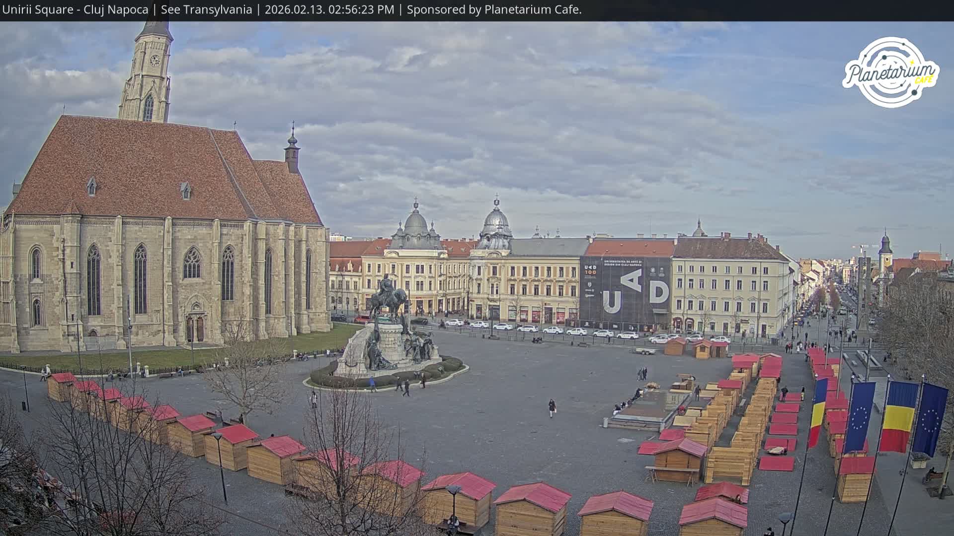 Cluj Napoca, Piata Unirii  Union Square Live Cam - Centru, Cluj-Napoca, Cluj, Romania