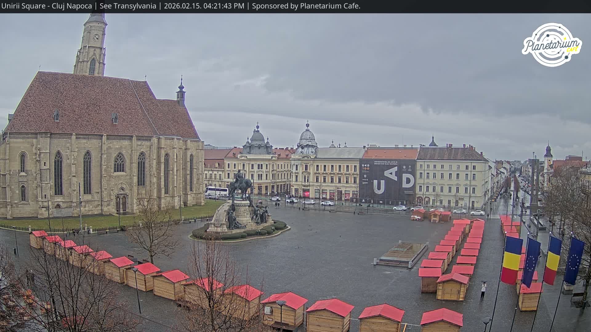 Cluj Napoca, Piata Unirii  Union Square Live Cam - Centru, Cluj-Napoca, Cluj, Romania