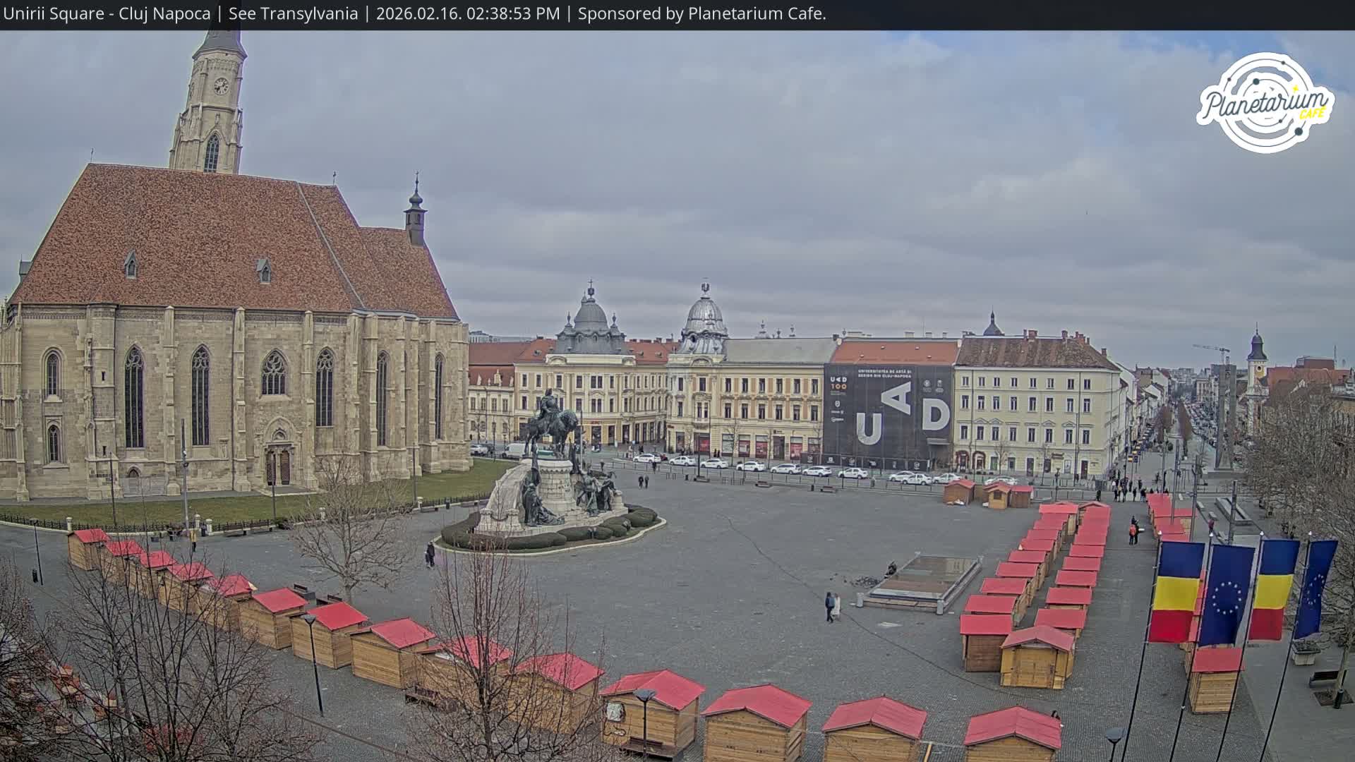 Cluj Napoca, Piata Unirii  Union Square Live Cam - Centru, Cluj-Napoca, Cluj, Romania