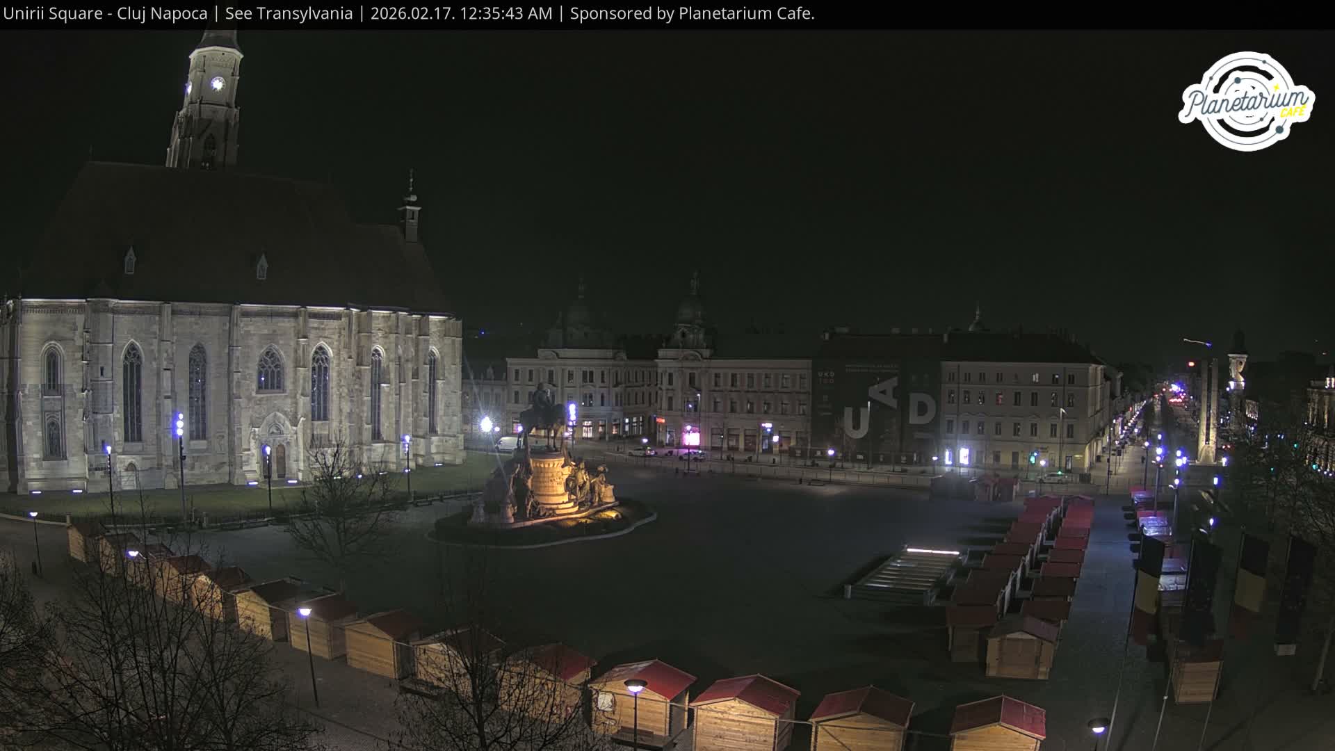 Cluj Napoca, Piata Unirii  Union Square Live Cam - Centru, Cluj-Napoca, Cluj, Romania