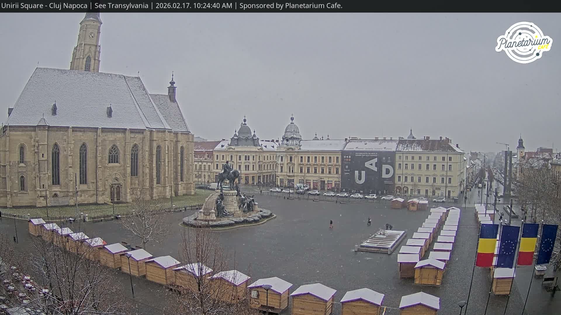 Cluj Napoca, Piata Unirii  Union Square Live Cam - Centru, Cluj-Napoca, Cluj, Romania