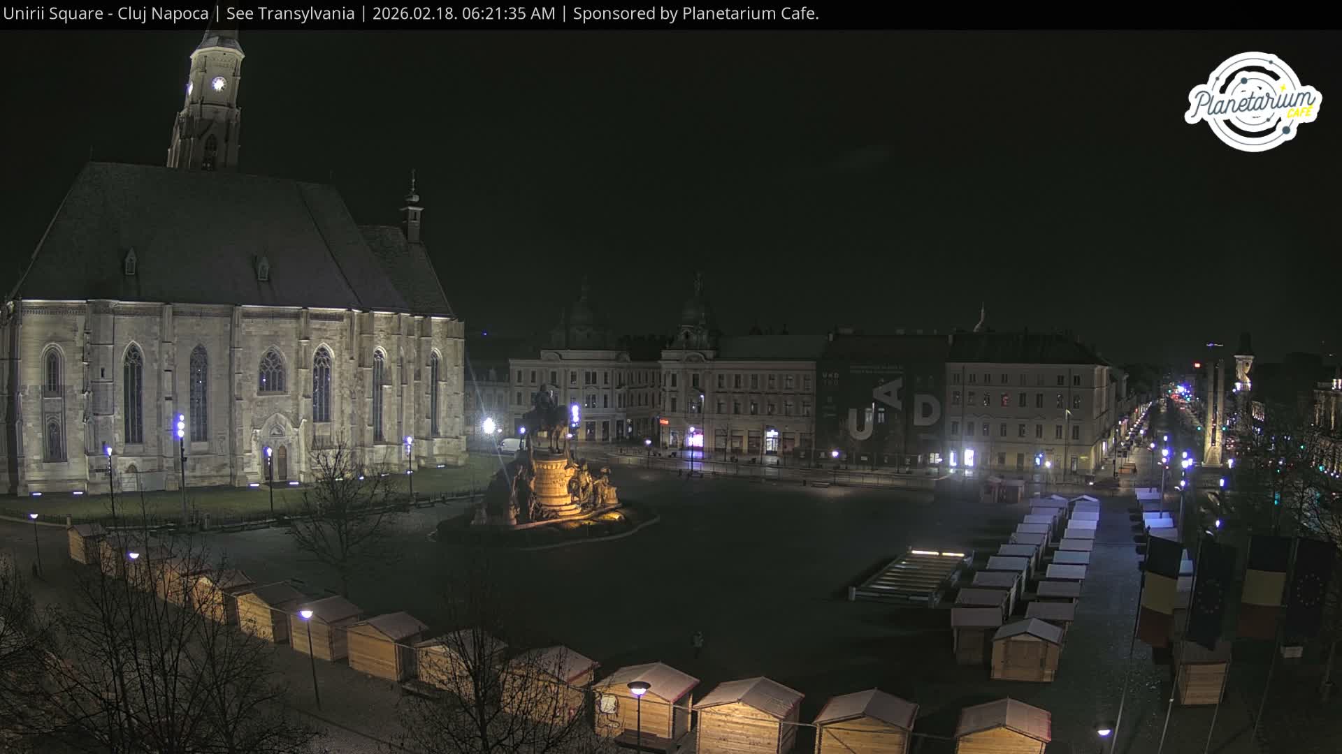 Cluj Napoca, Piata Unirii  Union Square Live Cam - Centru, Cluj-Napoca, Cluj, Romania