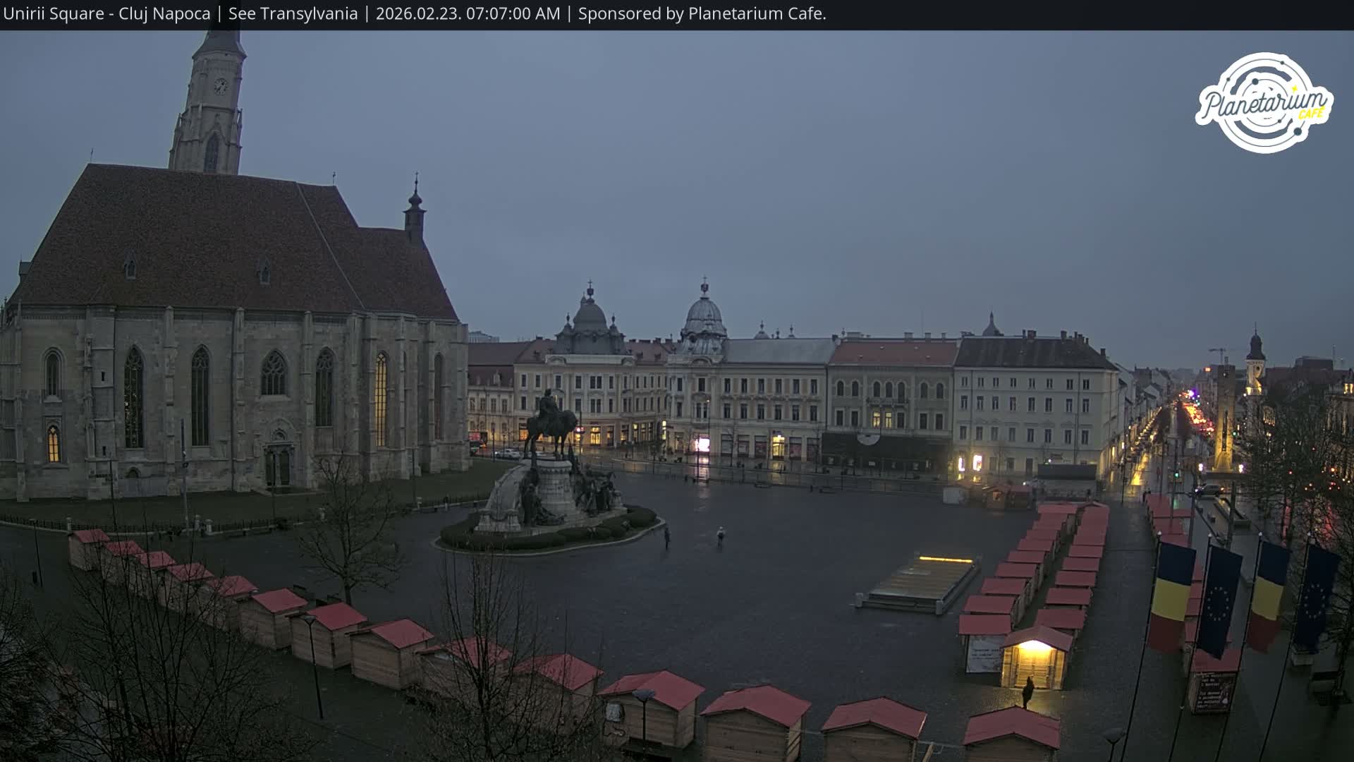 Cluj Napoca, Piata Unirii  Union Square Live Cam - Centru, Cluj-Napoca, Cluj, Romania