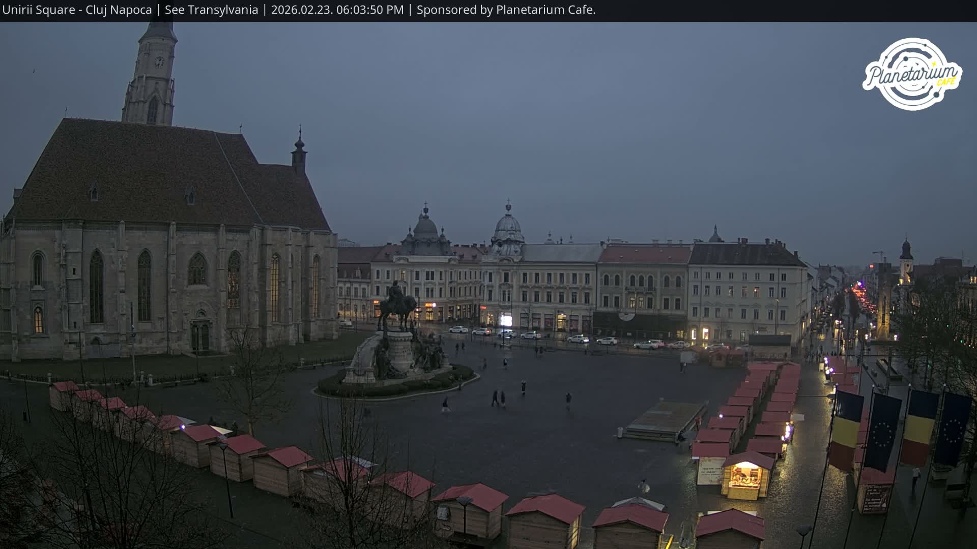 Cluj Napoca, Piata Unirii  Union Square Live Cam - Centru, Cluj-Napoca, Cluj, Romania