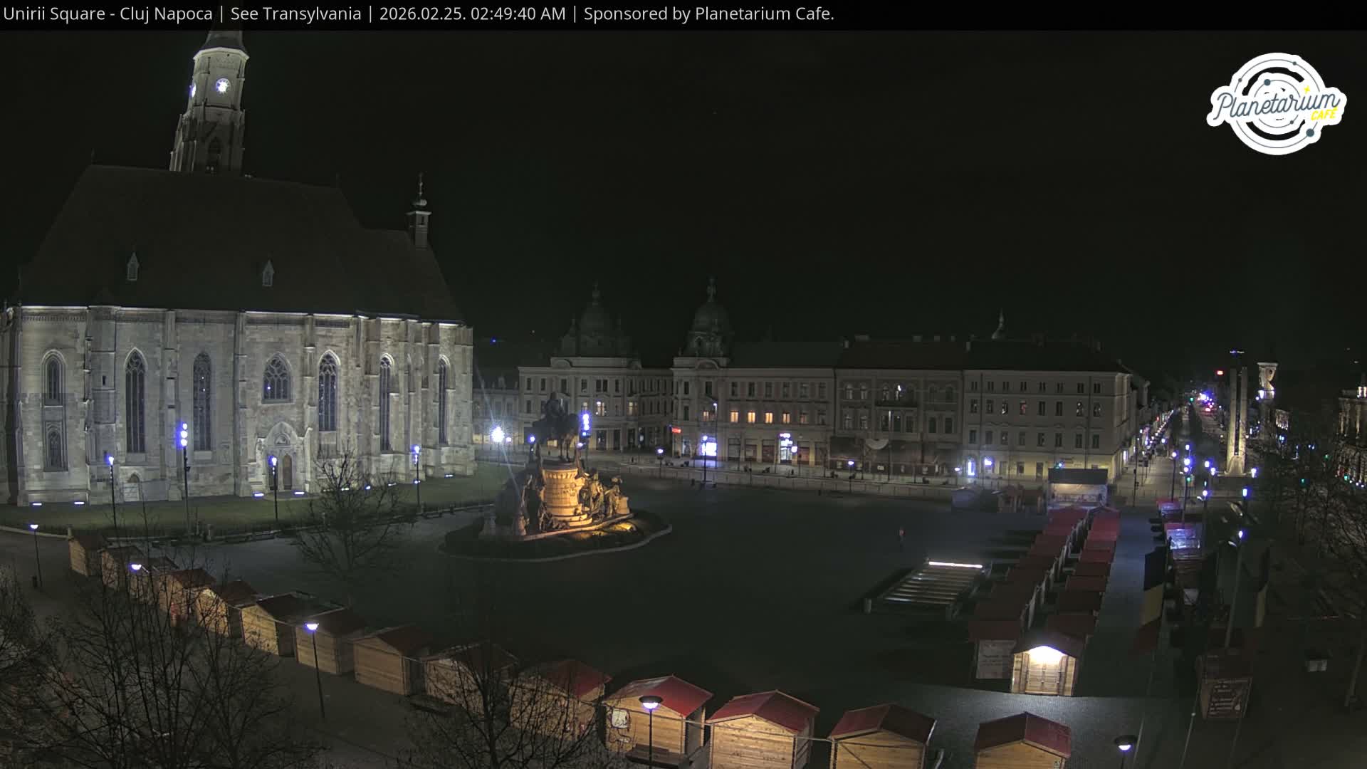 Cluj Napoca, Piata Unirii  Union Square Live Cam - Centru, Cluj-Napoca, Cluj, Romania