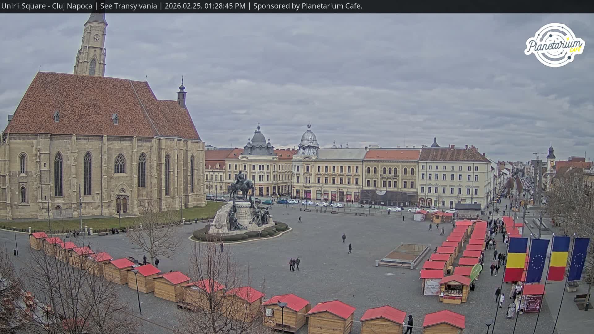 Cluj Napoca, Piata Unirii  Union Square Live Cam - Centru, Cluj-Napoca, Cluj, Romania