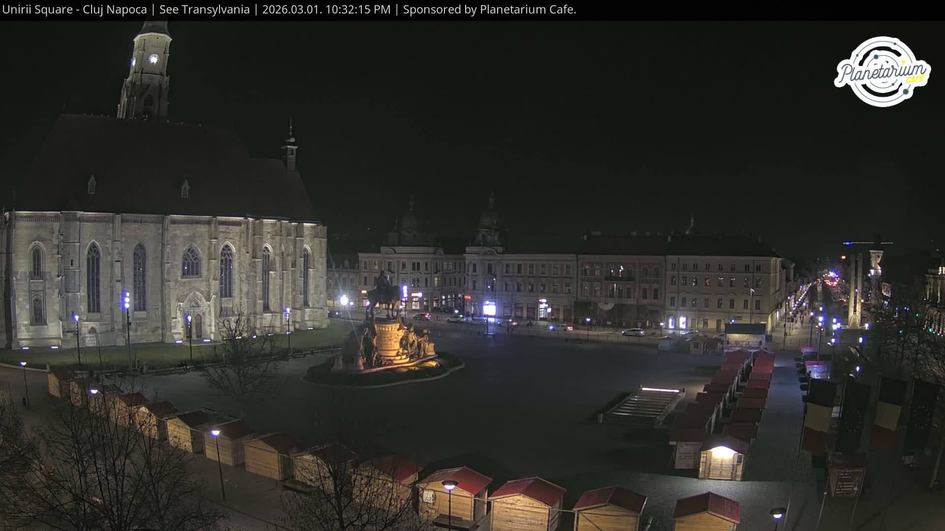 Cluj Napoca, Piata Unirii  Union Square Live Cam - Centru, Cluj-Napoca, Cluj, Romania
