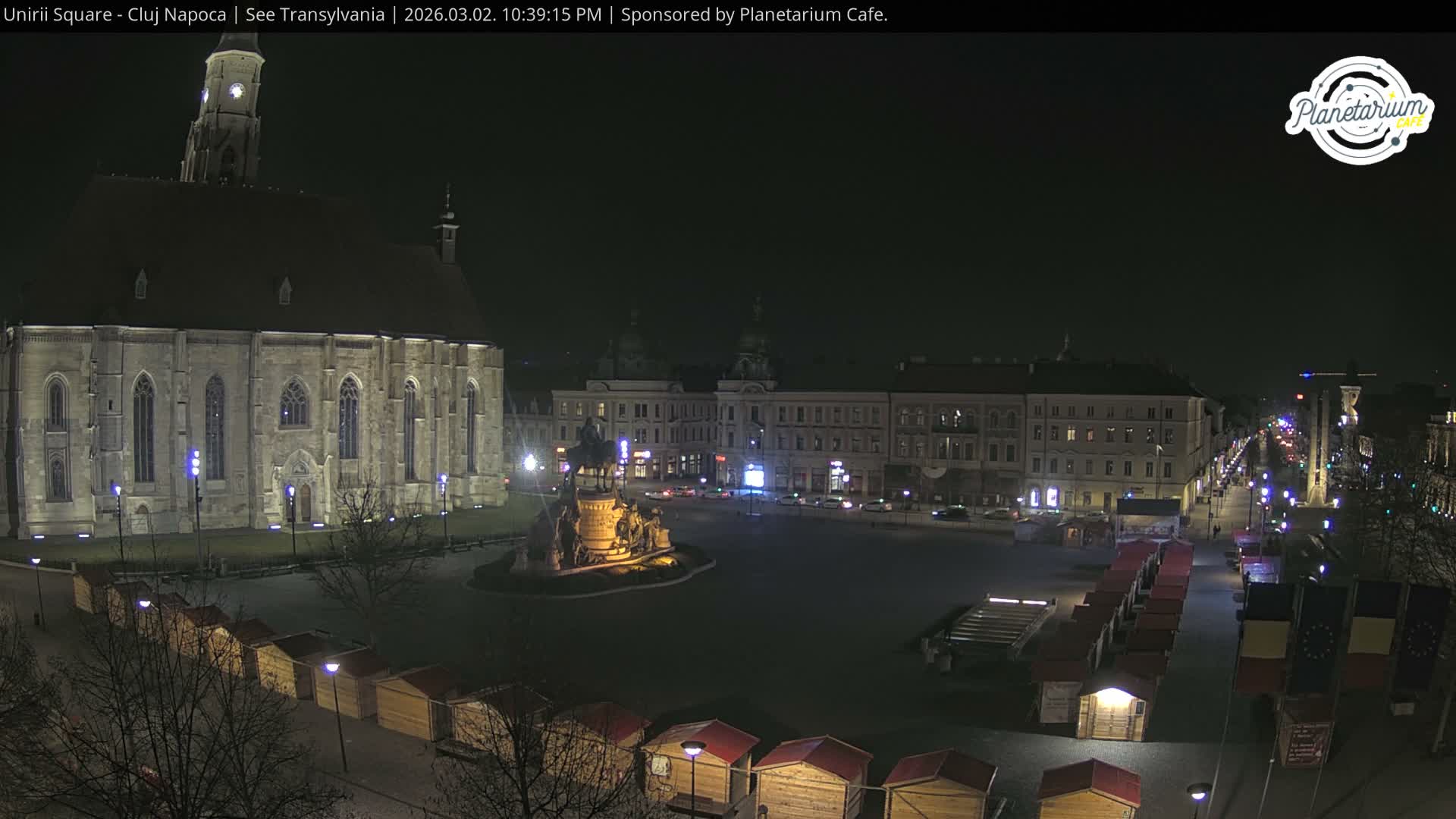Cluj Napoca, Piata Unirii  Union Square Live Cam - Centru, Cluj-Napoca, Cluj, Romania