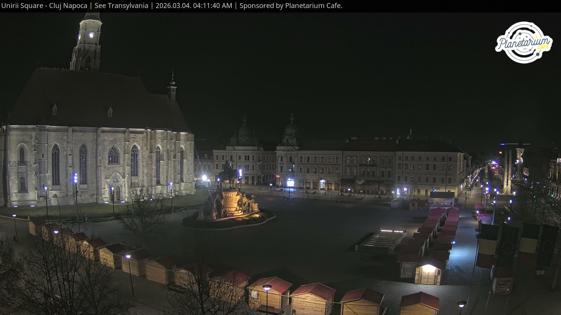 Cluj Napoca, Piata Unirii  Union Square Live Cam - Centru, Cluj-Napoca, Cluj, Romania
