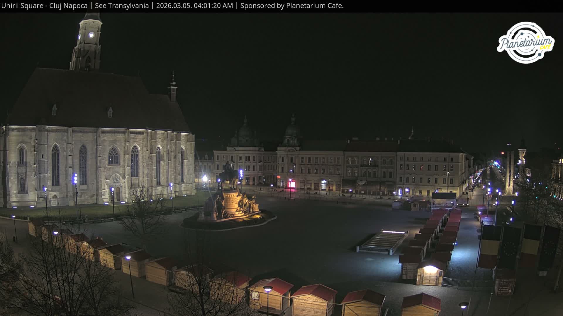 Cluj Napoca, Piata Unirii  Union Square Live Cam - Centru, Cluj-Napoca, Cluj, Romania