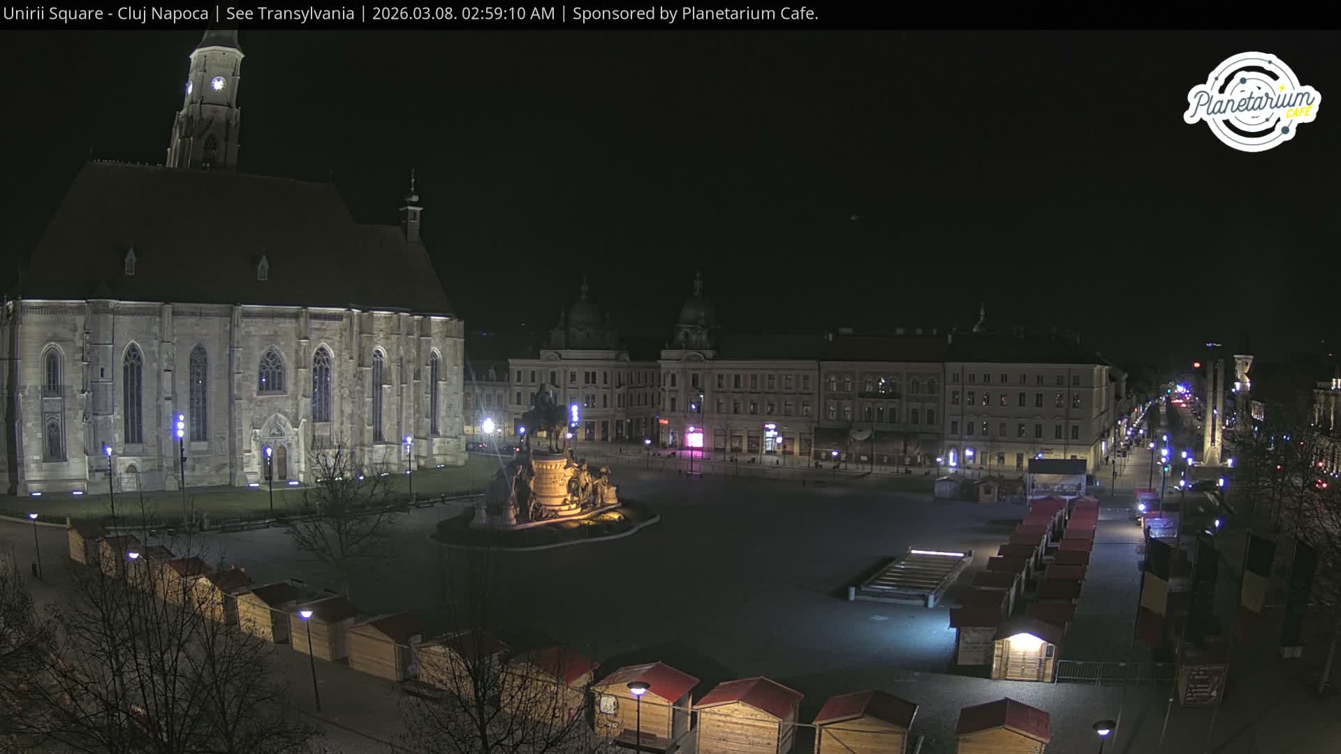 Cluj Napoca, Piata Unirii  Union Square Live Cam - Centru, Cluj-Napoca, Cluj, Romania