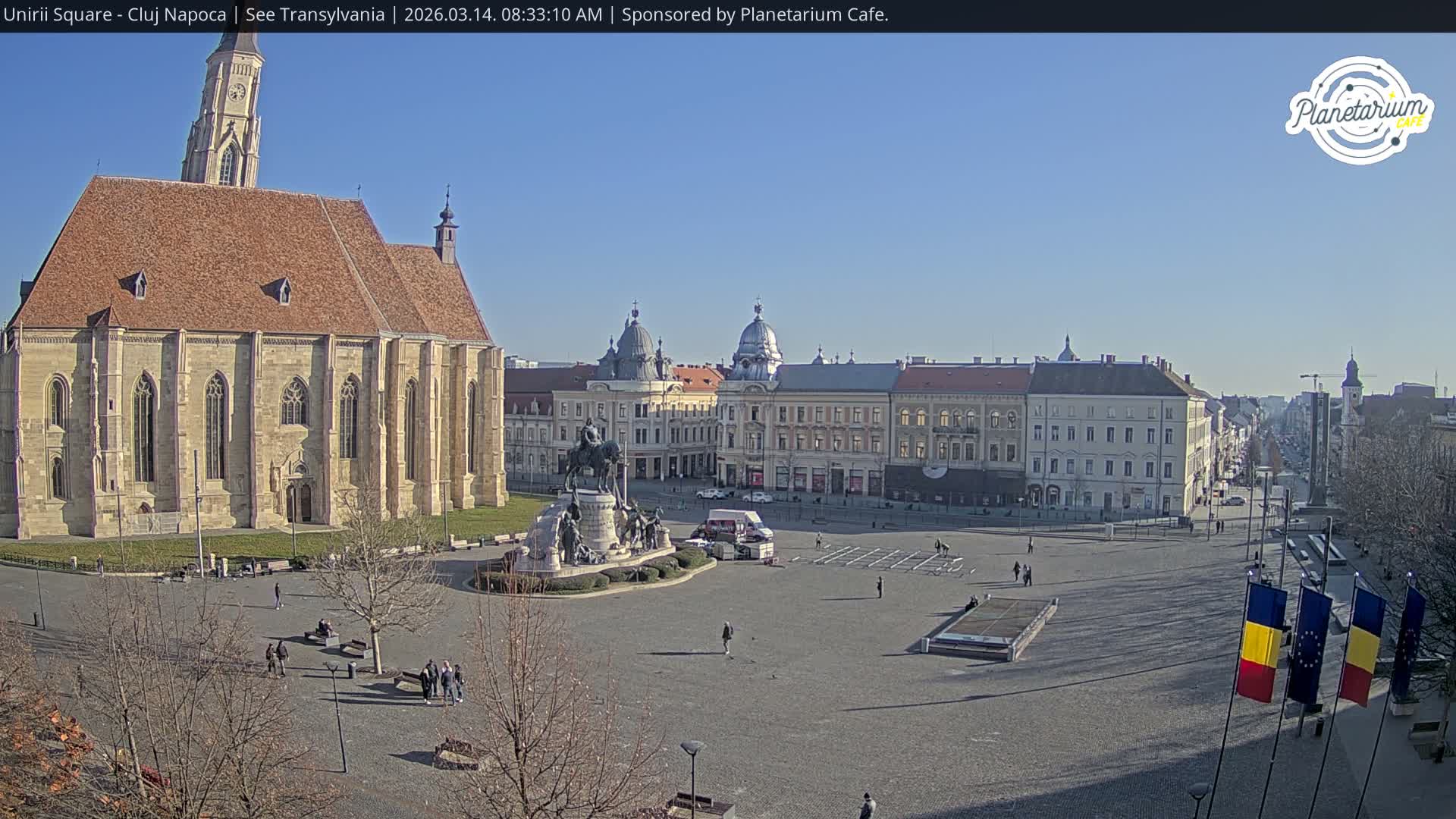 Cluj Napoca, Piata Unirii  Union Square Live Cam - Centru, Cluj-Napoca, Cluj, Romania