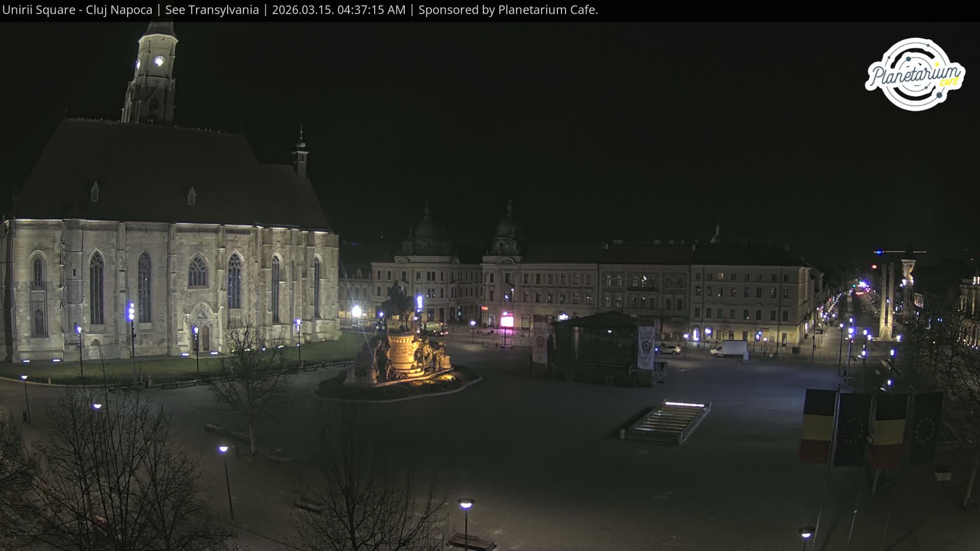 Cluj Napoca, Piata Unirii  Union Square Live Cam - Centru, Cluj-Napoca, Cluj, Romania