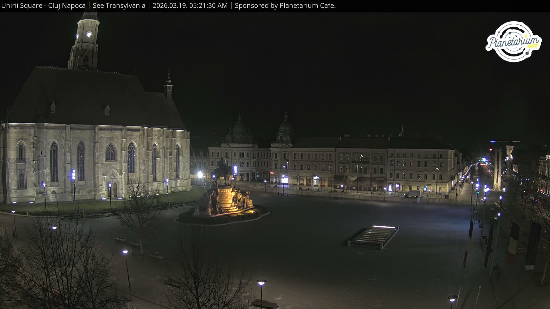 Cluj Napoca, Piata Unirii  Union Square Live Cam - Centru, Cluj-Napoca, Cluj, Romania