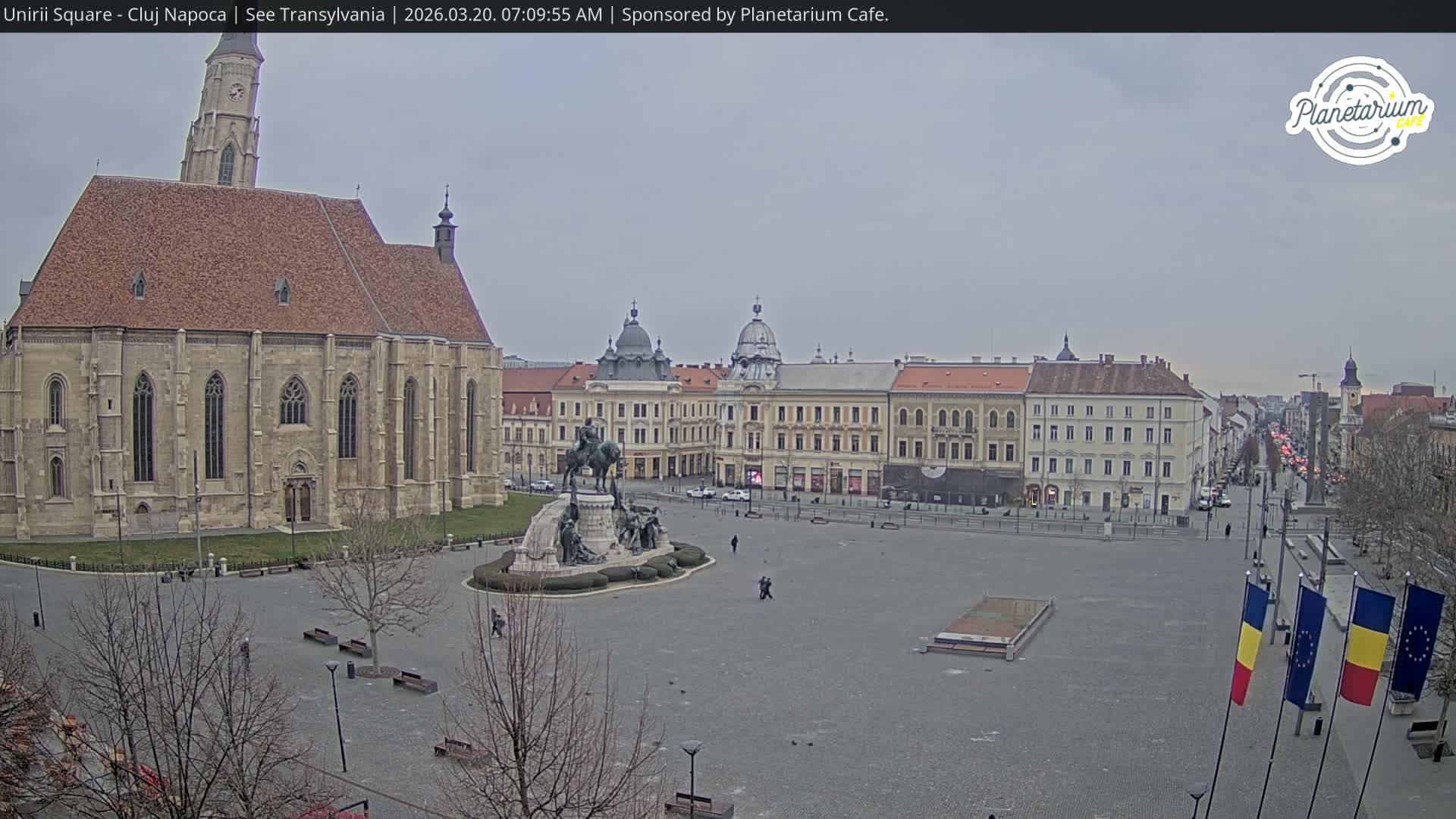 Cluj Napoca, Piata Unirii  Union Square Live Cam - Centru, Cluj-Napoca, Cluj, Romania