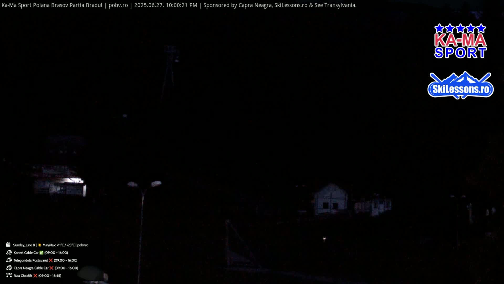 Poiana Brasov Ka-Ma Sport Ski Center Live Cam - Poiana Brasov, Braşov, Romania 