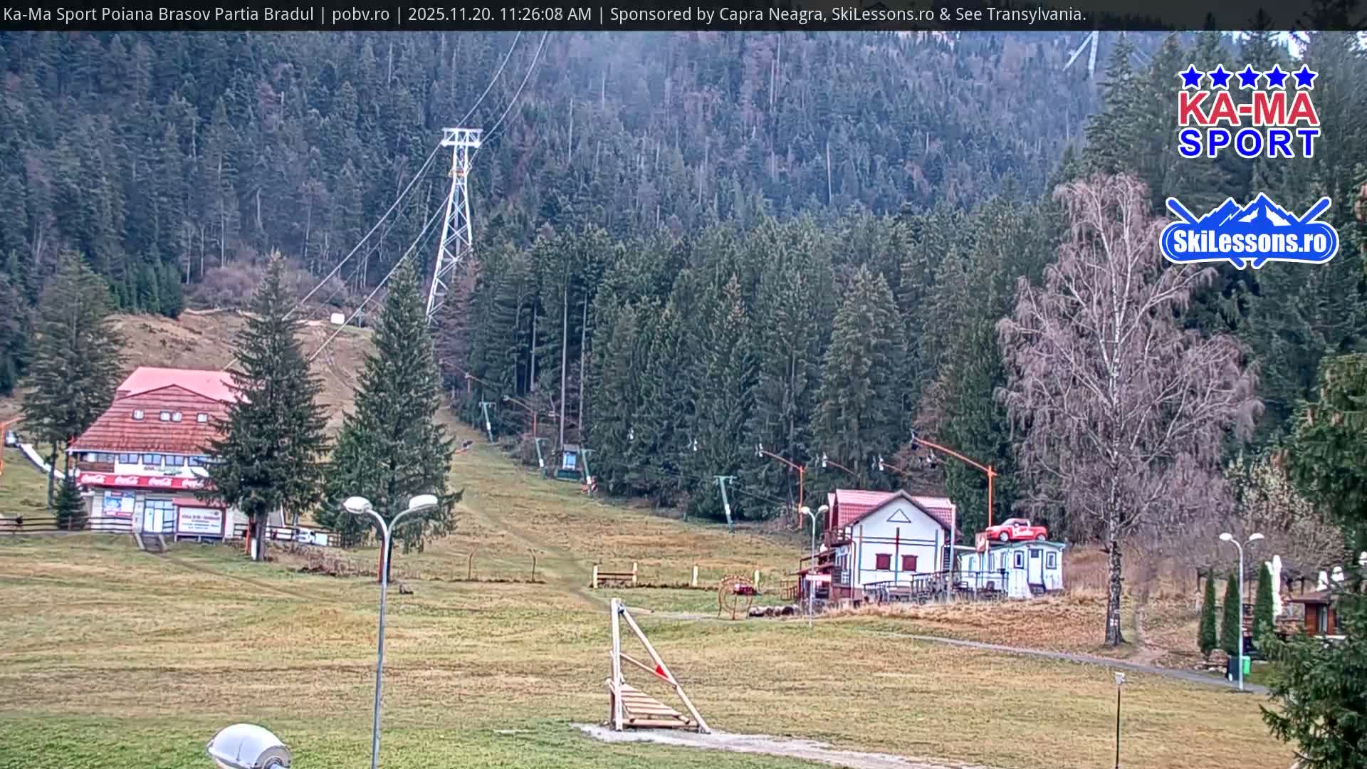 Poiana Brasov Ka-Ma Sport Ski Center Live Cam - Poiana Brasov, Braşov, Romania 