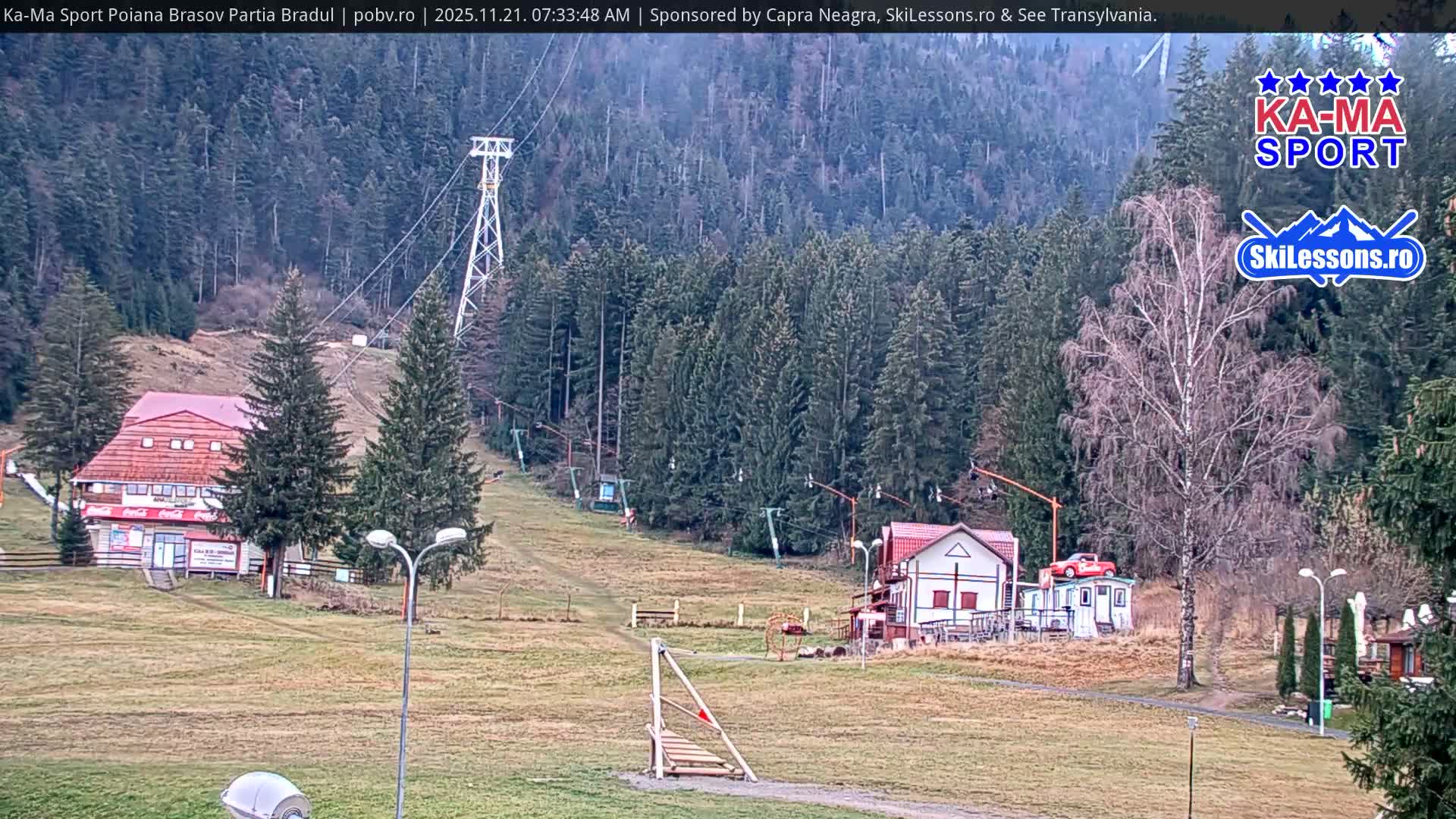 Poiana Brasov Ka-Ma Sport Ski Center Live Cam - Poiana Brasov, Braşov, Romania 