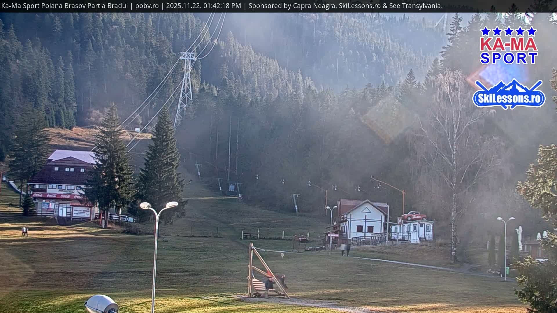 Poiana Brasov Ka-Ma Sport Ski Center Live Cam - Poiana Brasov, Braşov, Romania 