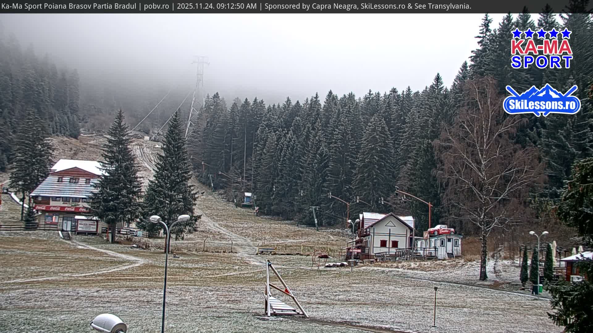 Poiana Brasov Ka-Ma Sport Ski Center Live Cam - Poiana Brasov, Braşov, Romania 