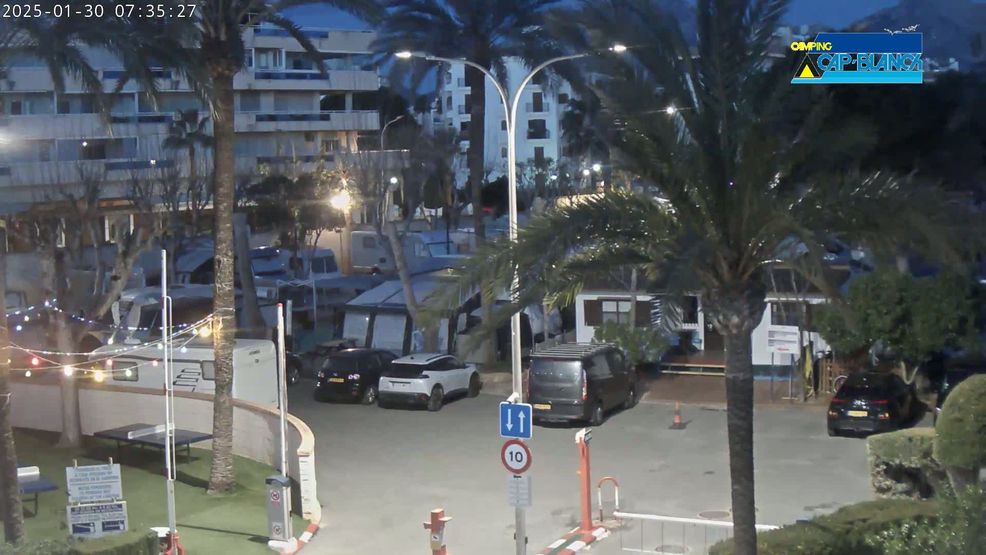 Altea, Camping Cap-Blanch Entrance - Alicante, Valencia, Spain