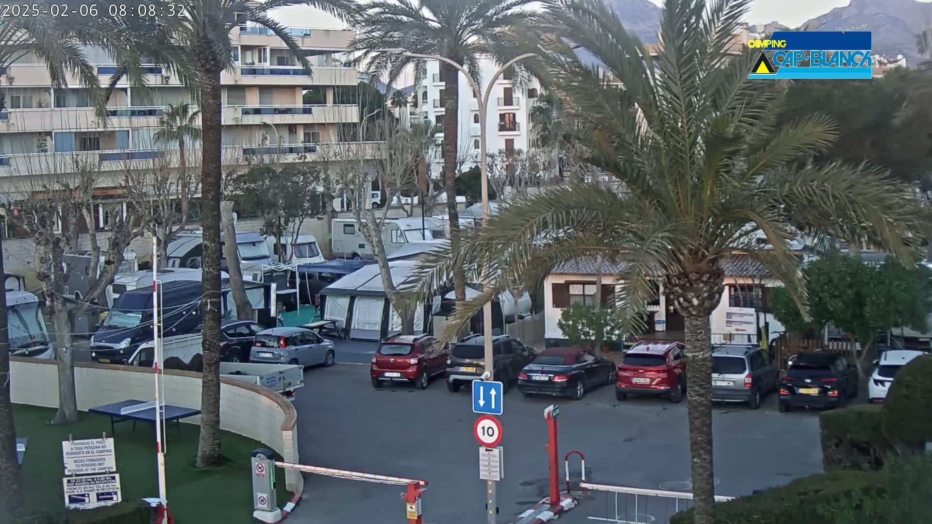 Altea, Camping Cap-Blanch Entrance - Alicante, Valencia, Spain