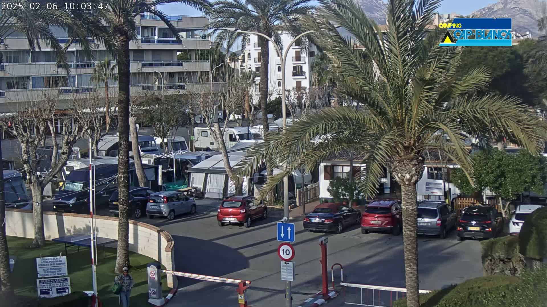Altea, Camping Cap-Blanch Entrance - Alicante, Valencia, Spain