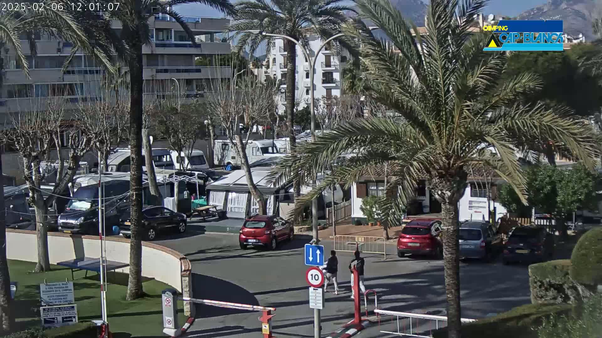 Altea, Camping Cap-Blanch Entrance - Alicante, Valencia, Spain