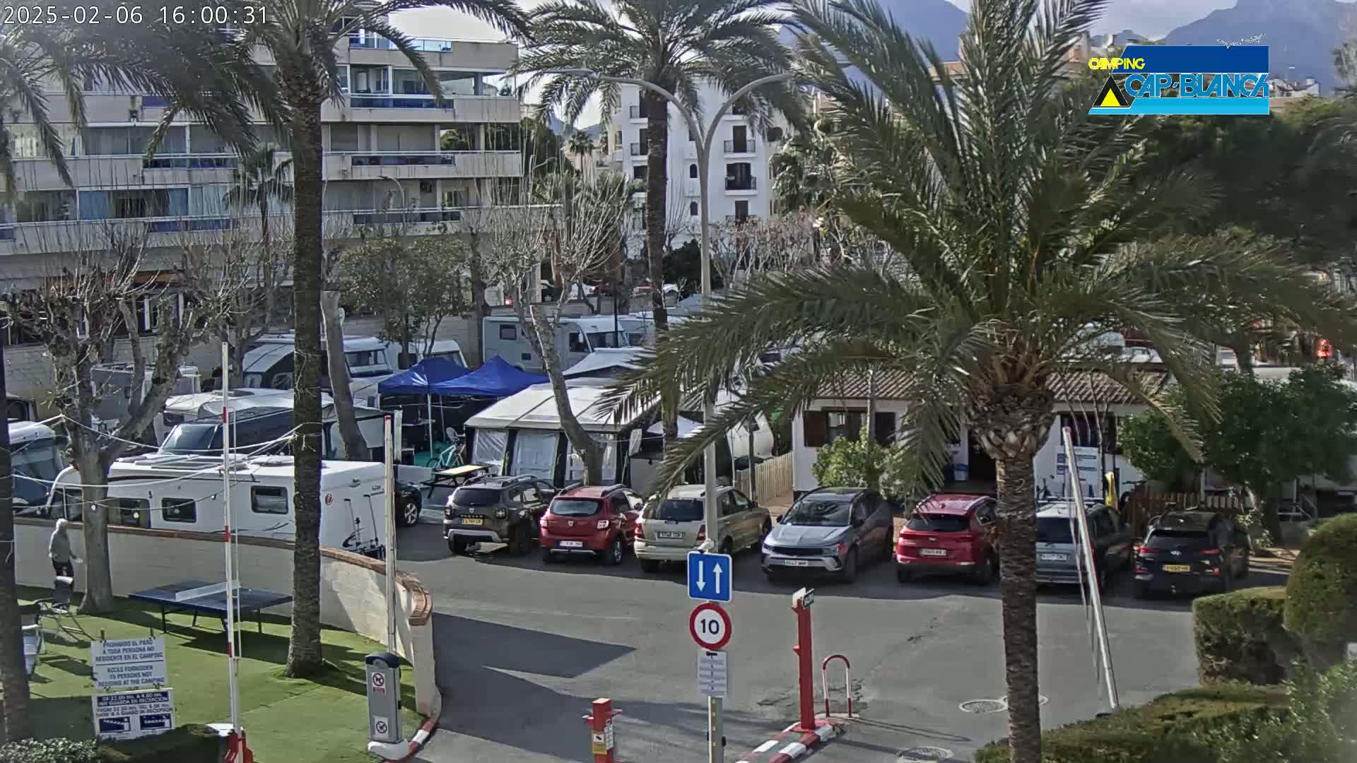 Altea, Camping Cap-Blanch Entrance - Alicante, Valencia, Spain