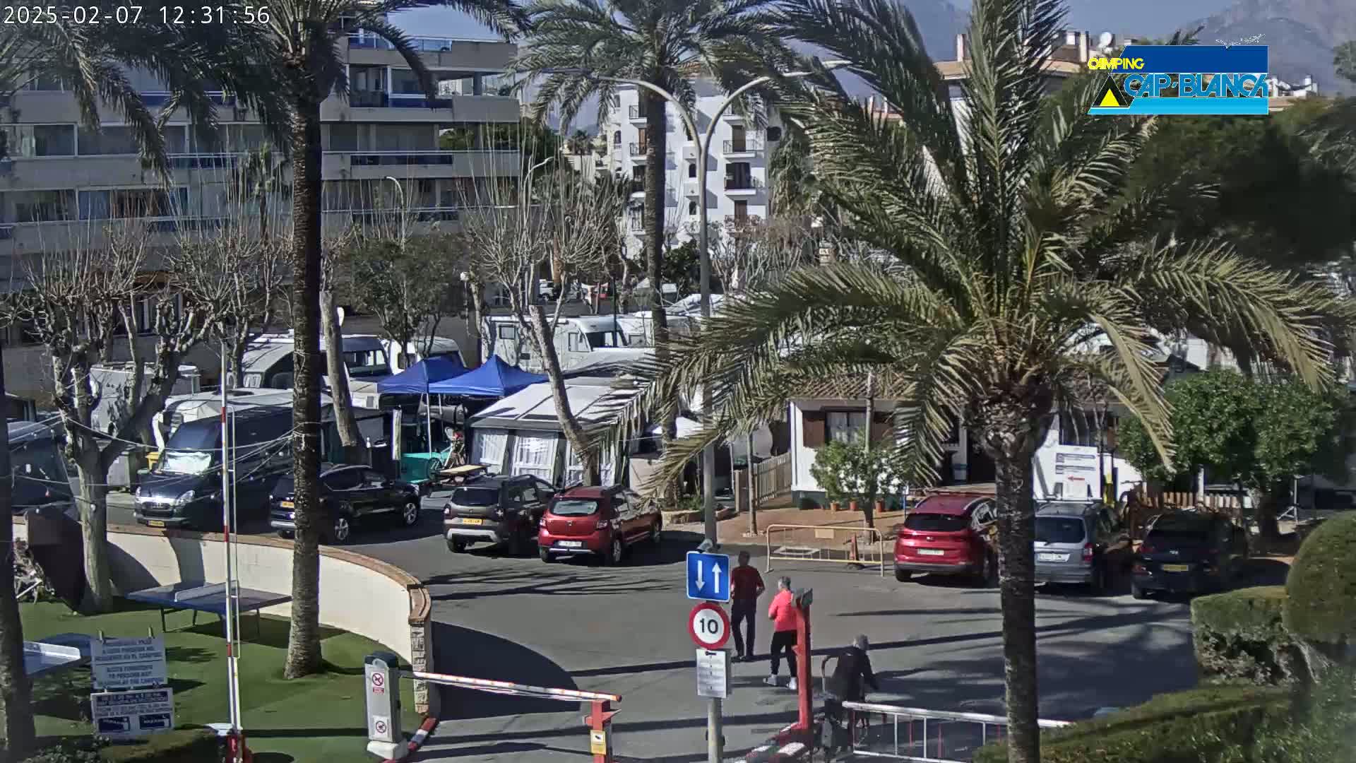 Altea, Camping Cap-Blanch Entrance - Alicante, Valencia, Spain
