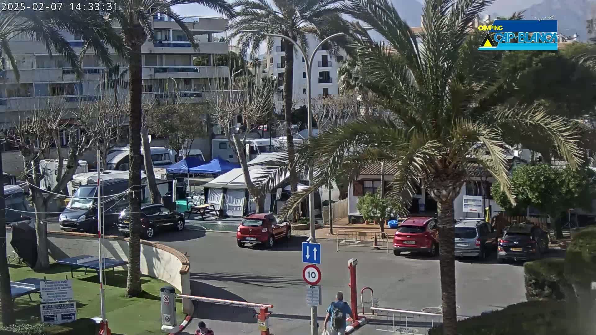 Altea, Camping Cap-Blanch Entrance - Alicante, Valencia, Spain