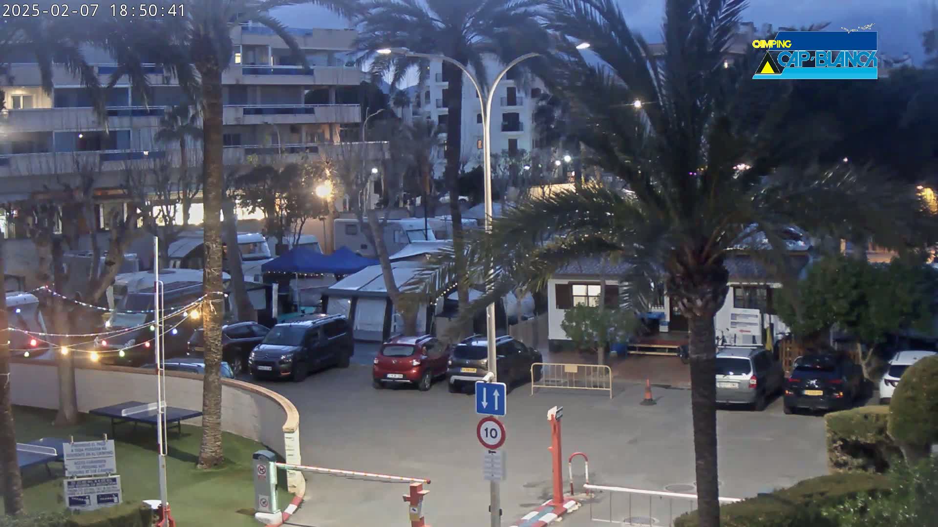 Altea, Camping Cap-Blanch Entrance - Alicante, Valencia, Spain