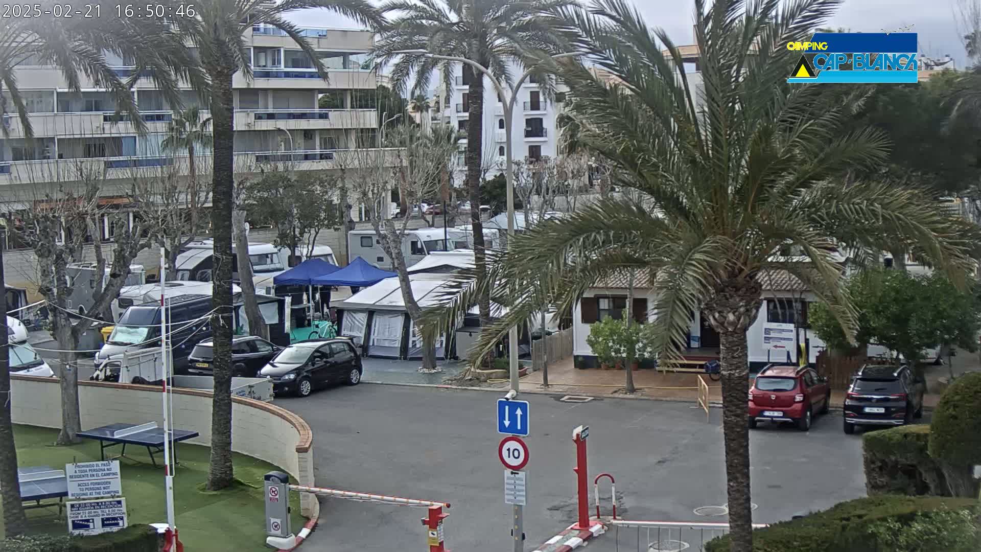 Altea, Camping Cap-Blanch Entrance - Alicante, Valencia, Spain