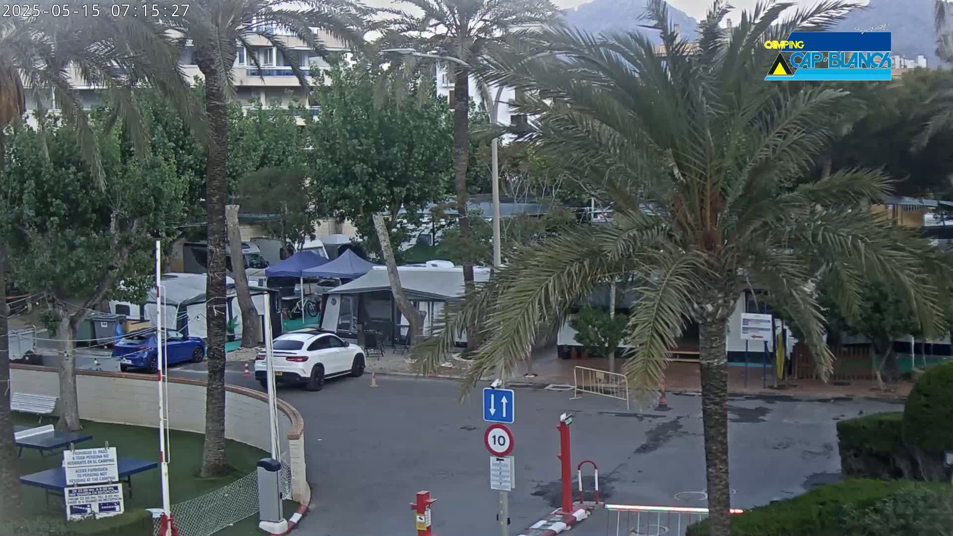 Altea, Camping Cap-Blanch Entrance - Alicante, Valencia, Spain