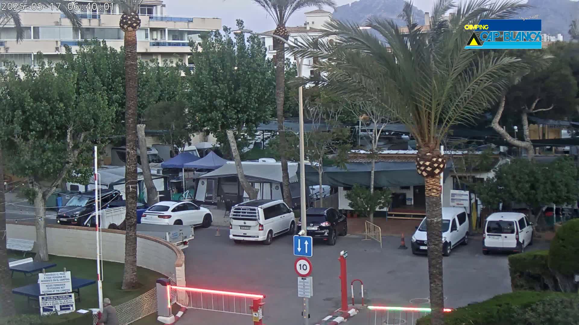 Altea, Camping Cap-Blanch Entrance - Alicante, Valencia, Spain