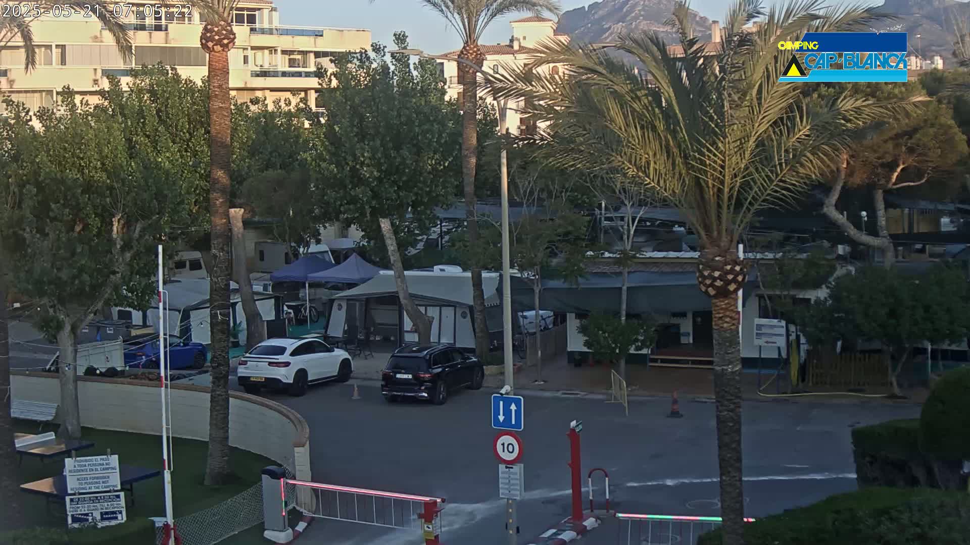 Altea, Camping Cap-Blanch Entrance - Alicante, Valencia, Spain