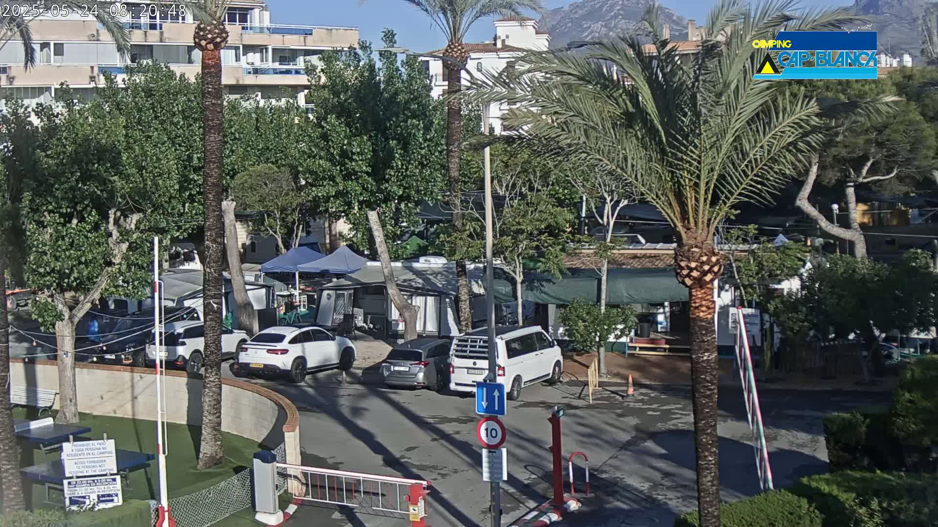 Altea, Camping Cap-Blanch Entrance - Alicante, Valencia, Spain