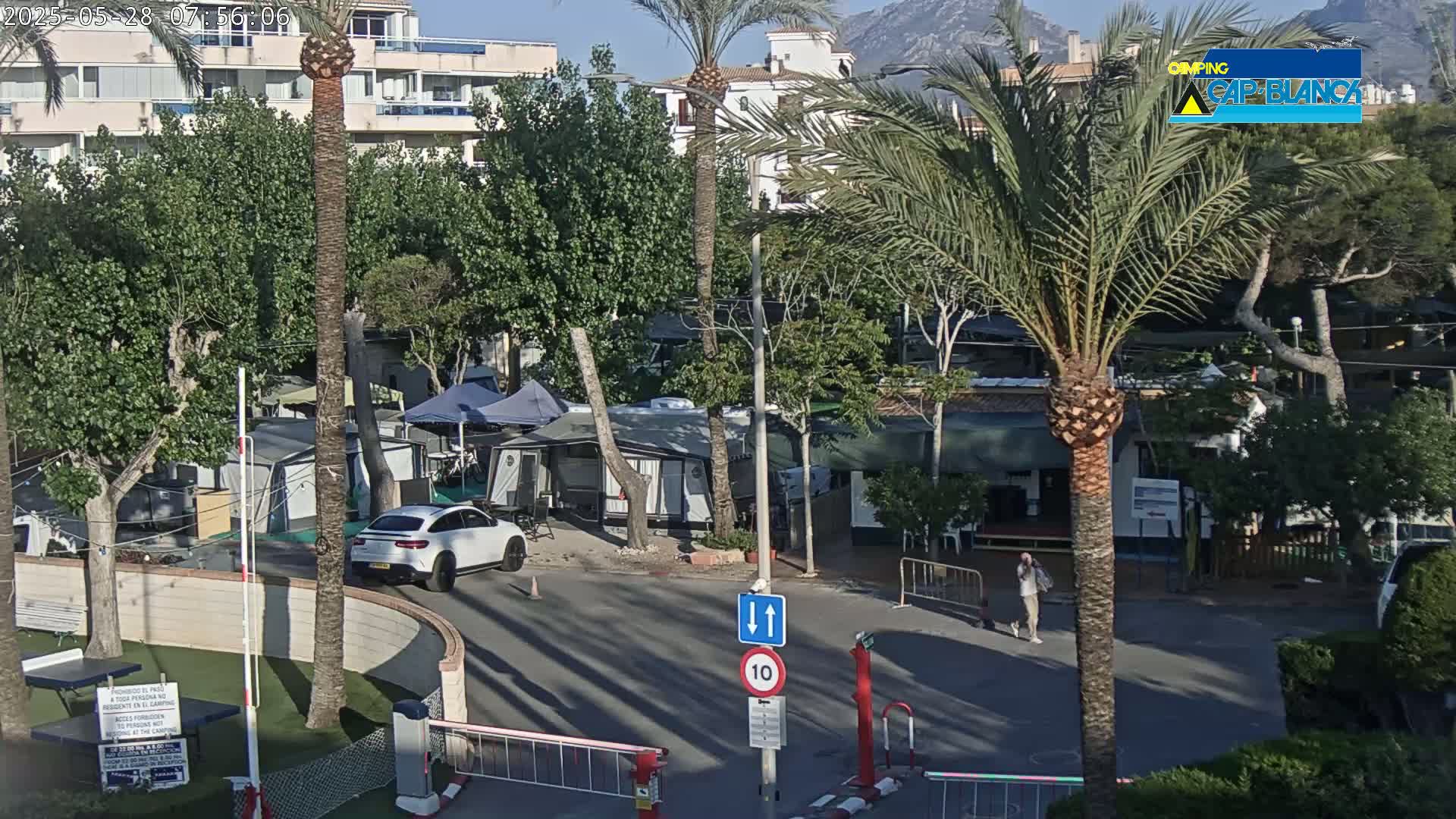 Altea, Camping Cap-Blanch Entrance - Alicante, Valencia, Spain