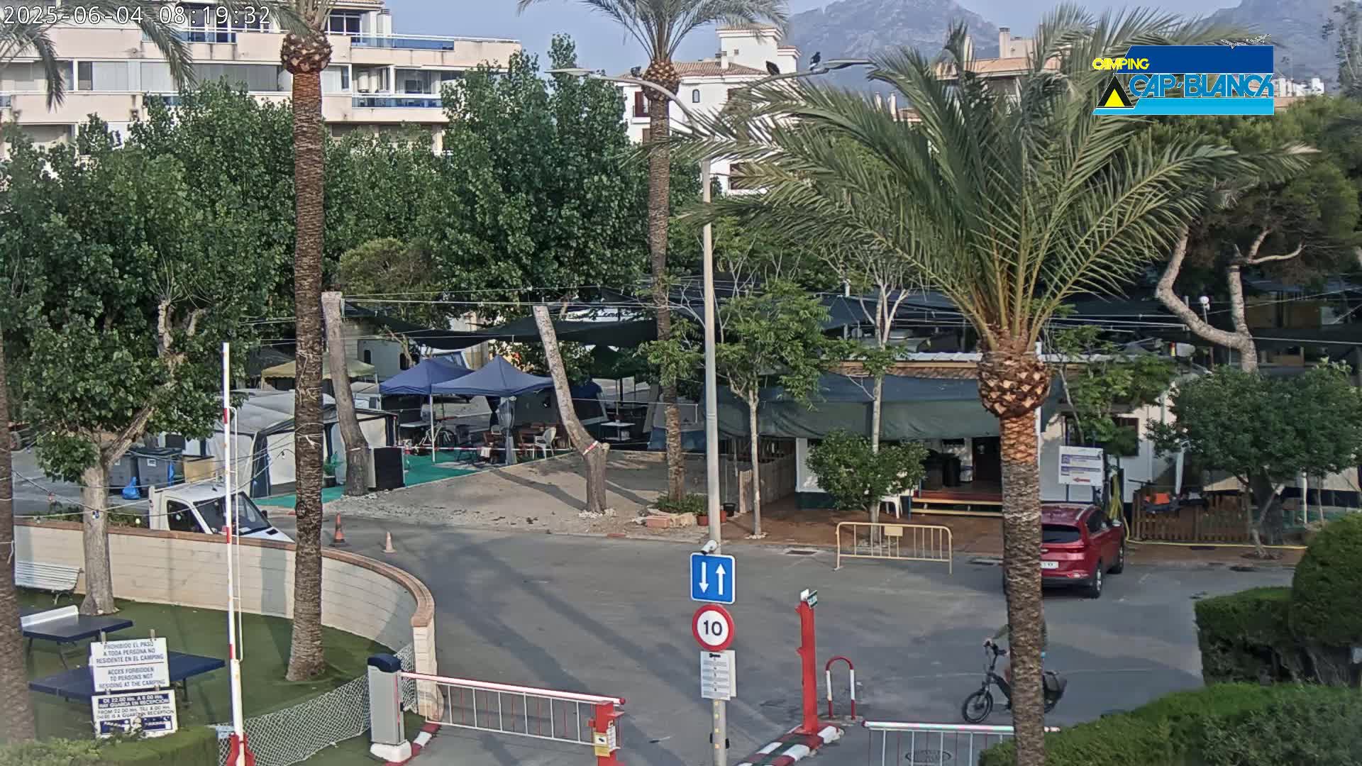 Altea, Camping Cap-Blanch Entrance - Alicante, Valencia, Spain
