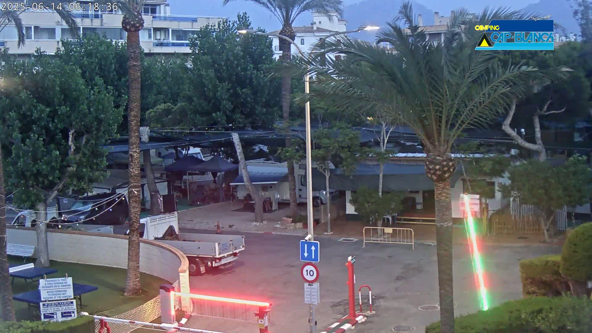 Altea, Camping Cap-Blanch Entrance - Alicante, Valencia, Spain