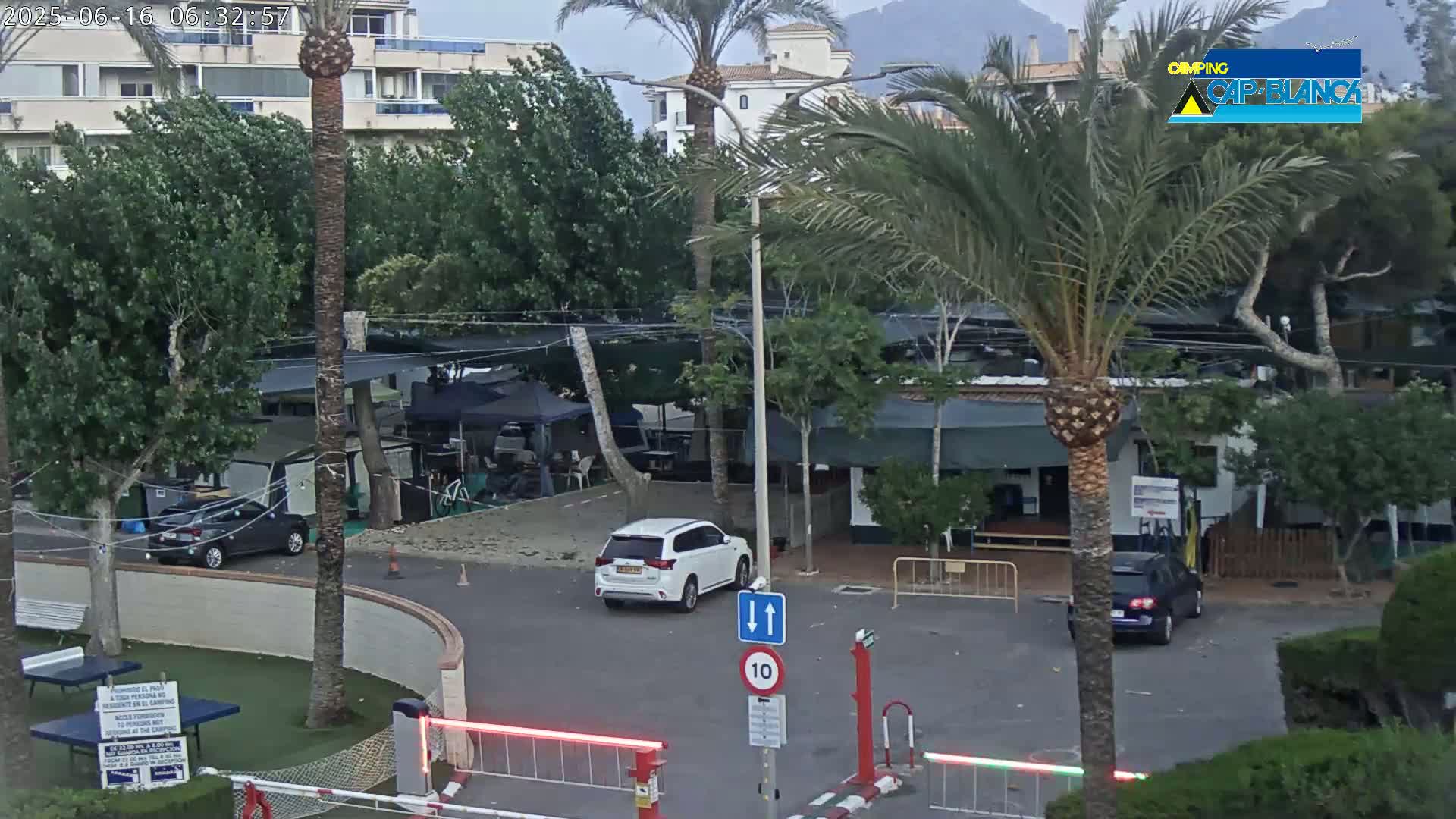 Altea, Camping Cap-Blanch Entrance - Alicante, Valencia, Spain